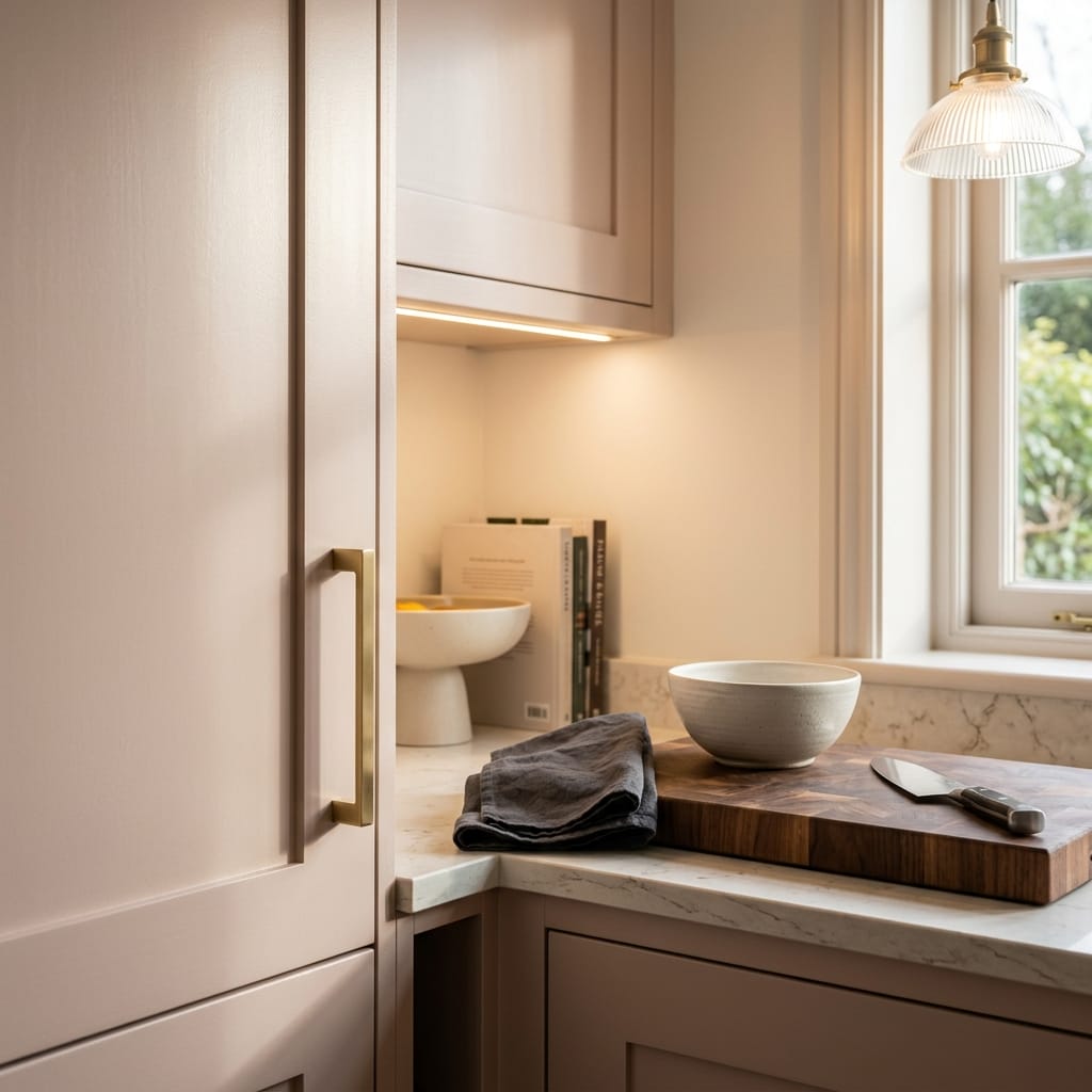 Mastercraft kitchen in Blackwell, bespoke design, quality craftsmanship, installed by our own team