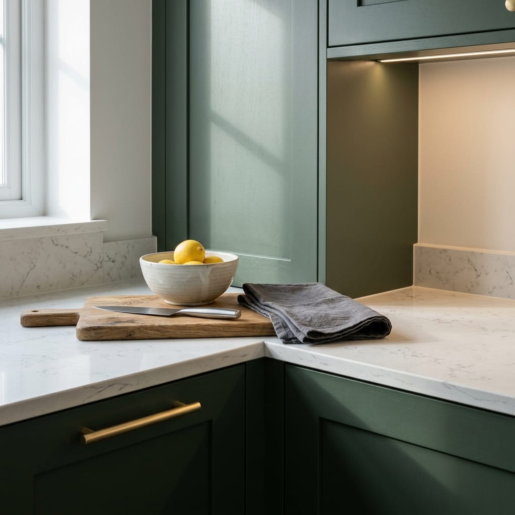 Mastercraft kitchen in Droitwich, bespoke design, quality craftsmanship, installed by our own team