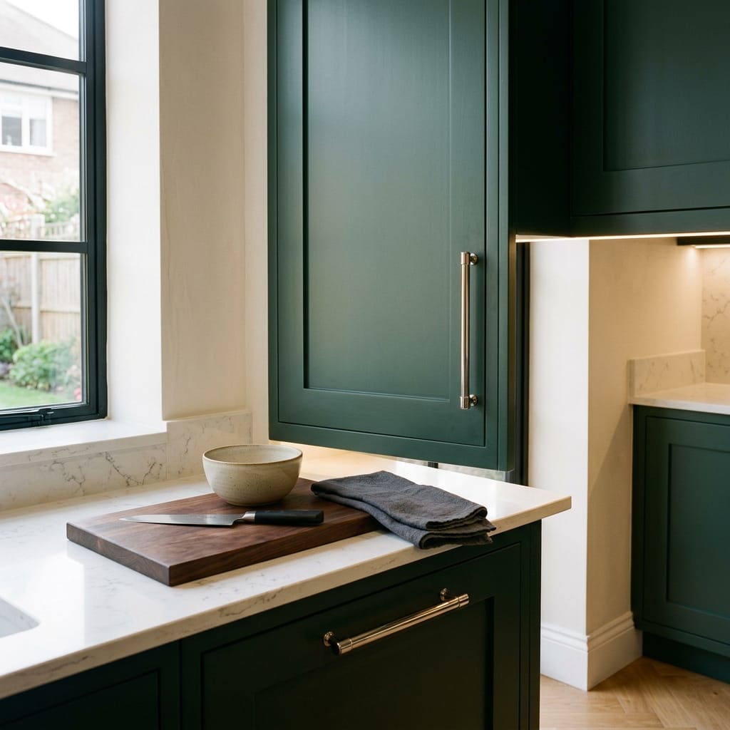 Mastercraft kitchen in Hinckley, bespoke design, quality craftsmanship, installed by our own team