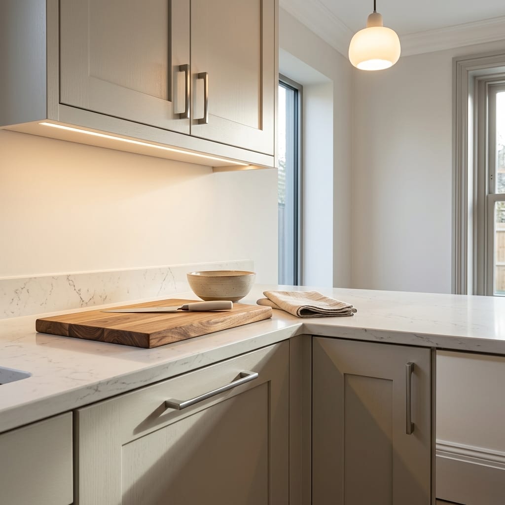 Mastercraft kitchen in Market Harborough, bespoke design, quality craftsmanship, installed by our own team