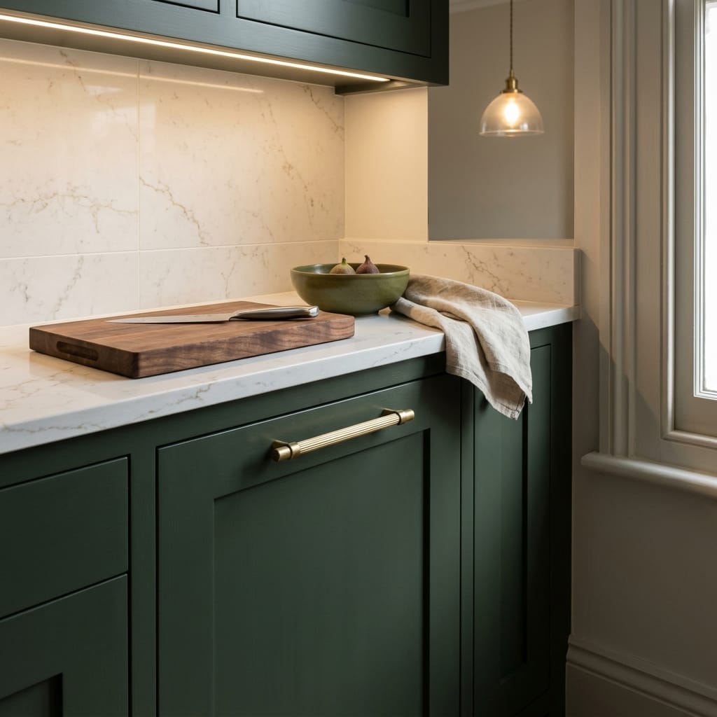 Mastercraft kitchen in Hadley, bespoke design, quality craftsmanship, installed by our own team