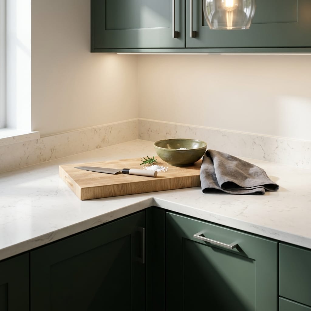 Mastercraft kitchen in Oswestry, bespoke design, quality craftsmanship, installed by our own team