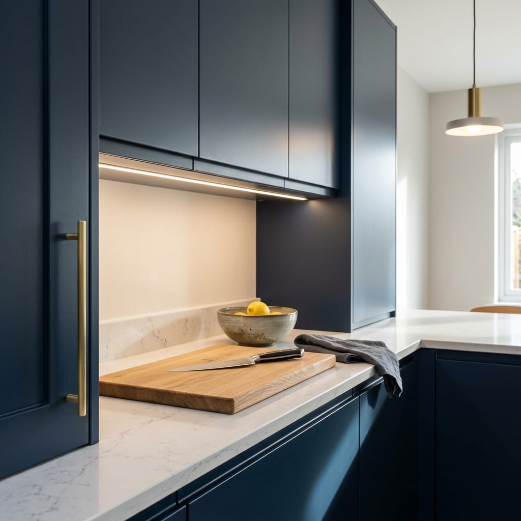 Mastercraft kitchen in Telford, bespoke design, quality craftsmanship, installed by our own team