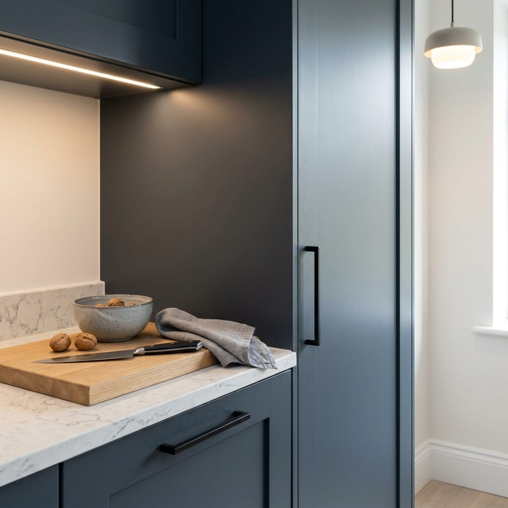 Mastercraft kitchen in Bishop's Stortford, bespoke design, quality craftsmanship, installed by our own team