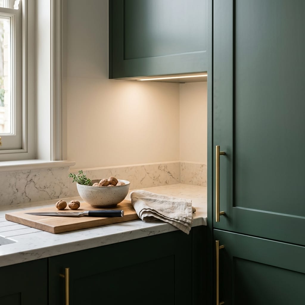 Mastercraft kitchen in Harpenden, bespoke design, quality craftsmanship, installed by our own team