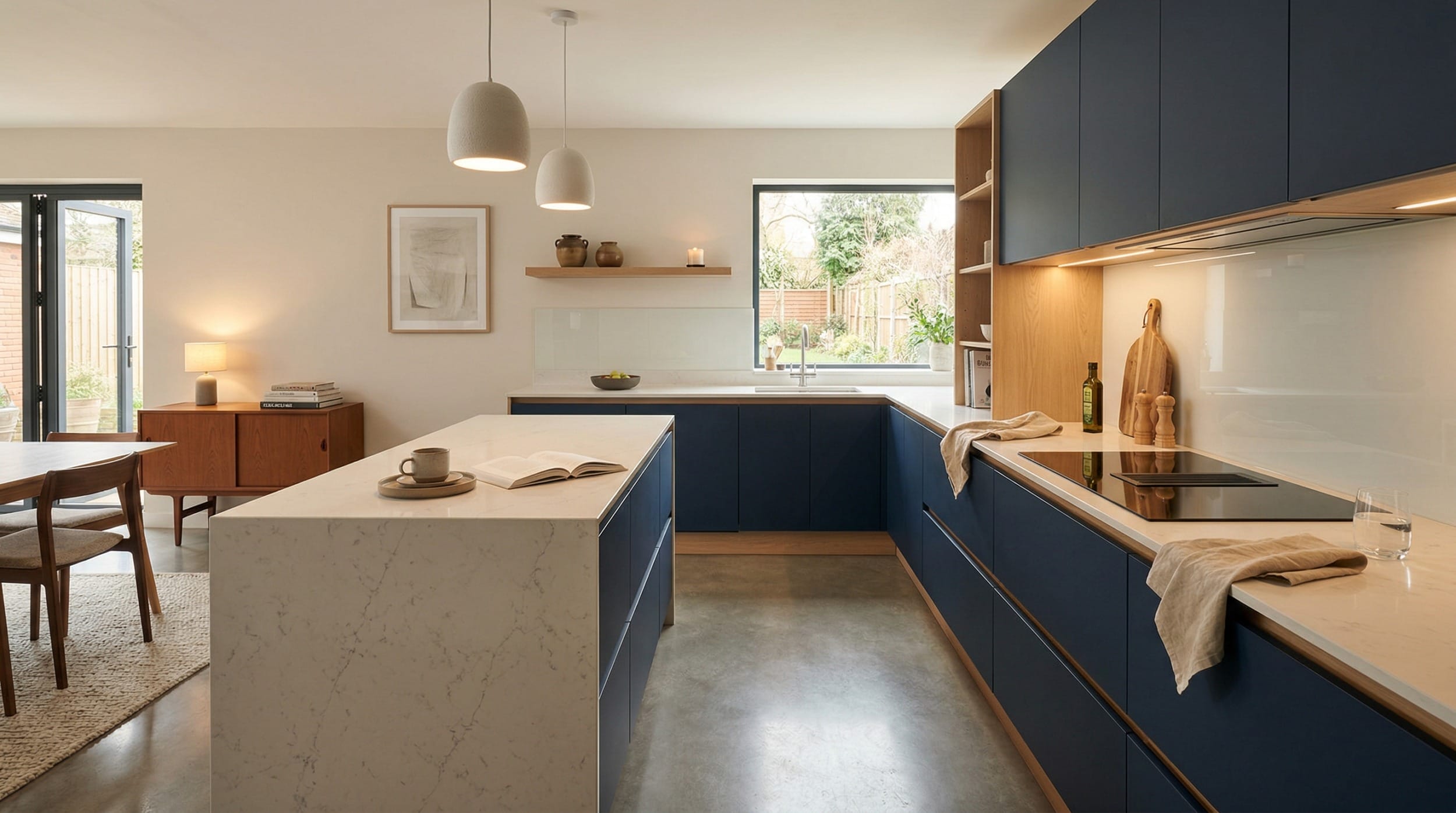 hero2_1200x675-396 Mastercraft bespoke kitchen design, wide architectural view showing room volume and design quality
