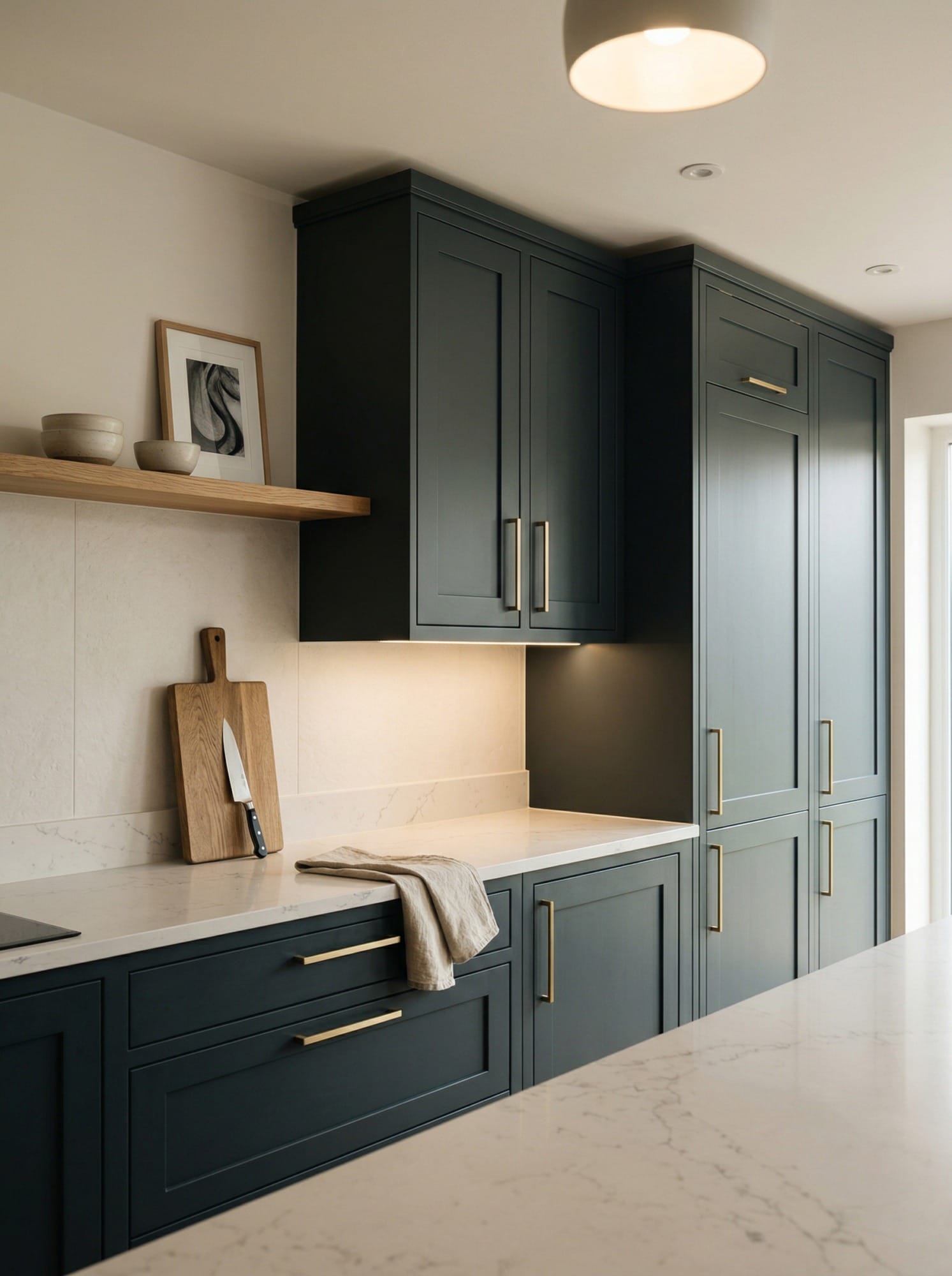 portrait1_600x800-100 Full-height bespoke kitchen cabinetry by Mastercraft, timber veneer slab-door cabinetry