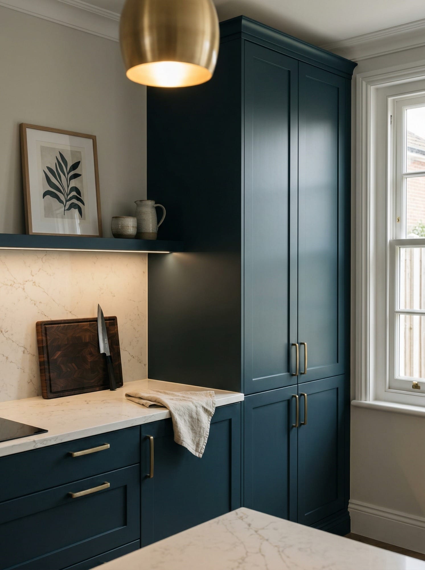 portrait1_600x800-102 Full-height bespoke kitchen cabinetry by Mastercraft, contemporary painted lay-on cabinetry