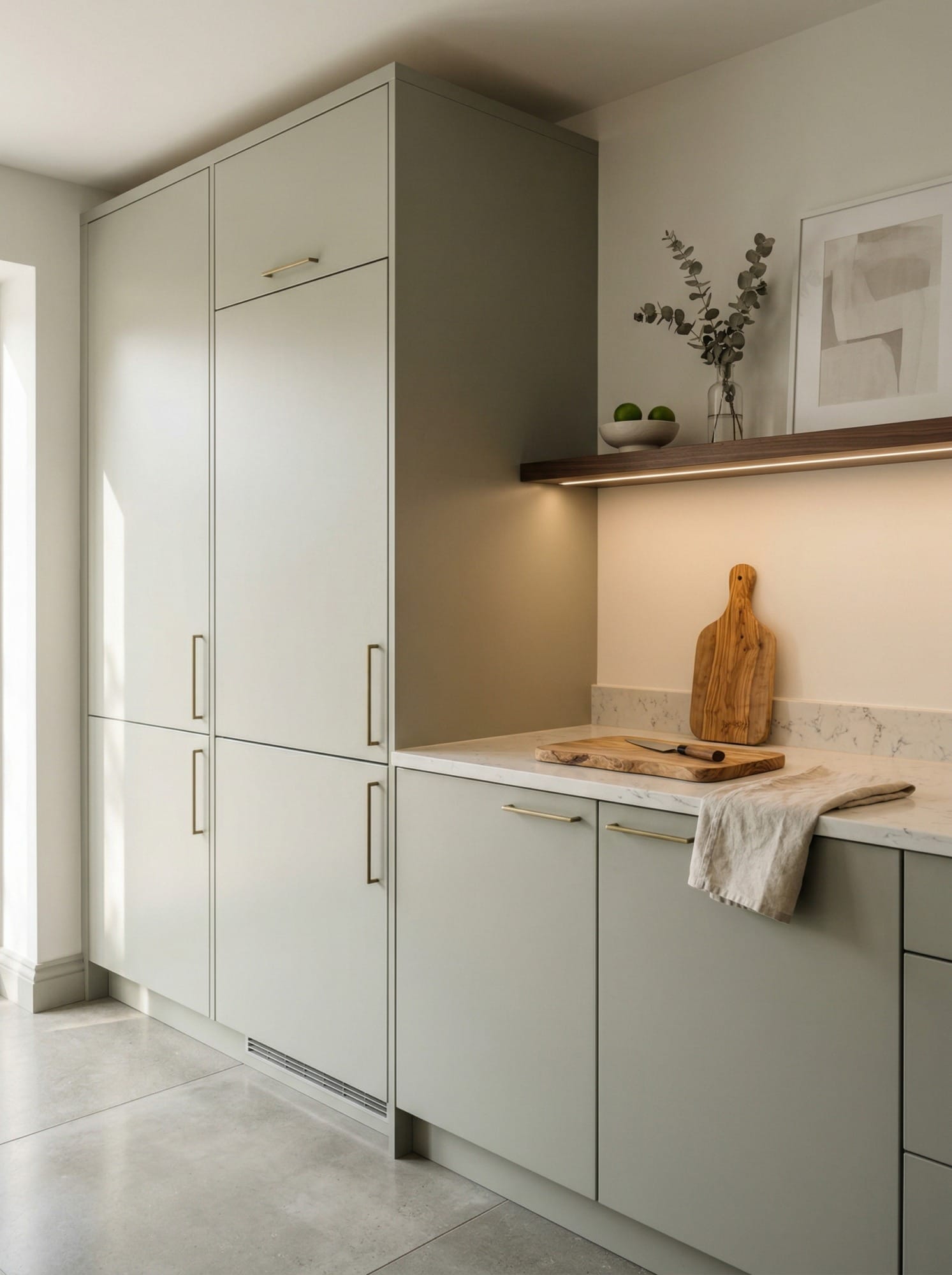 portrait1_600x800-110 Full-height bespoke kitchen cabinetry by Mastercraft, contemporary painted lay-on cabinetry