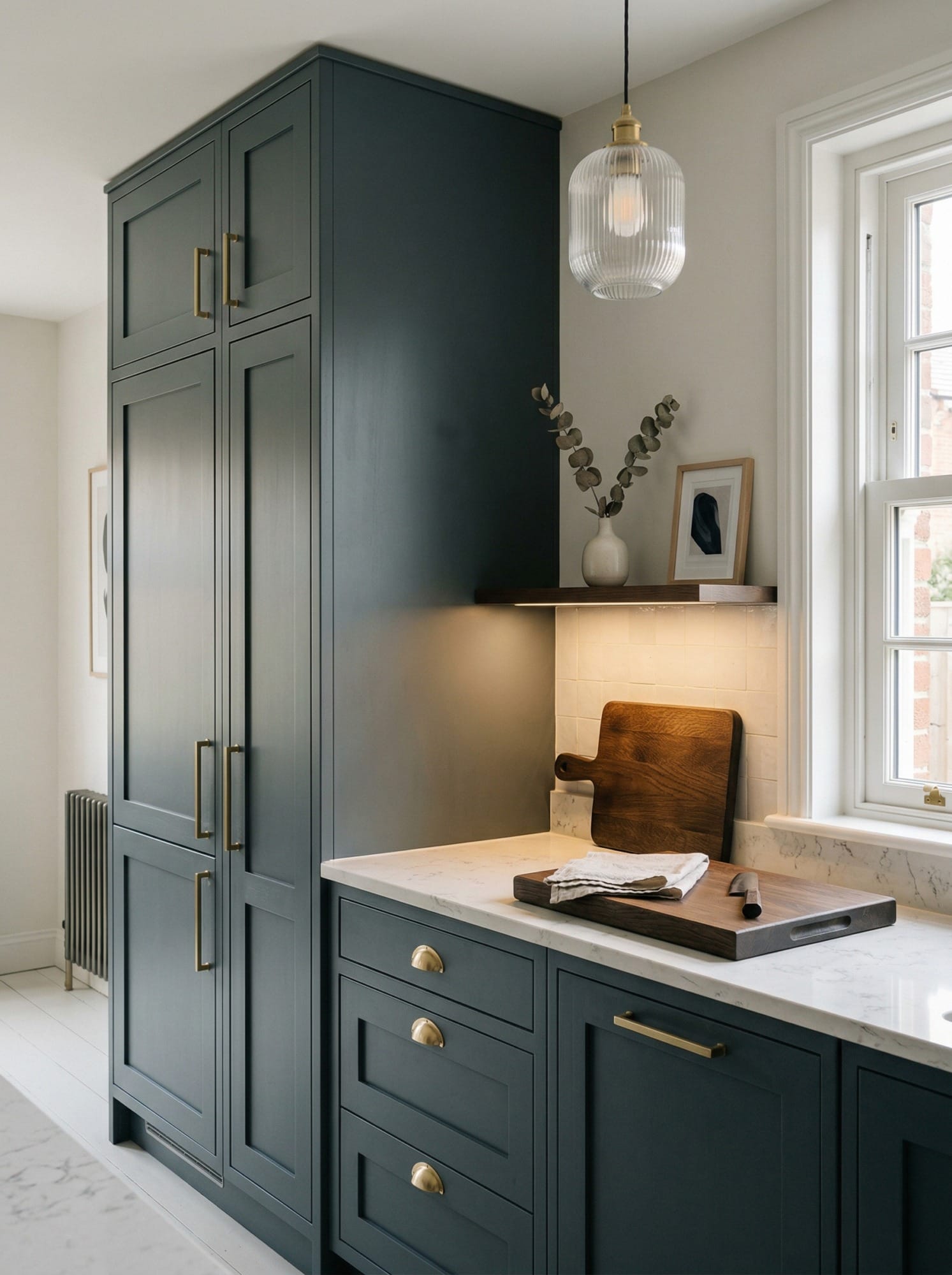 portrait1_600x800-112 Full-height bespoke kitchen cabinetry by Mastercraft, contemporary painted lay-on cabinetry