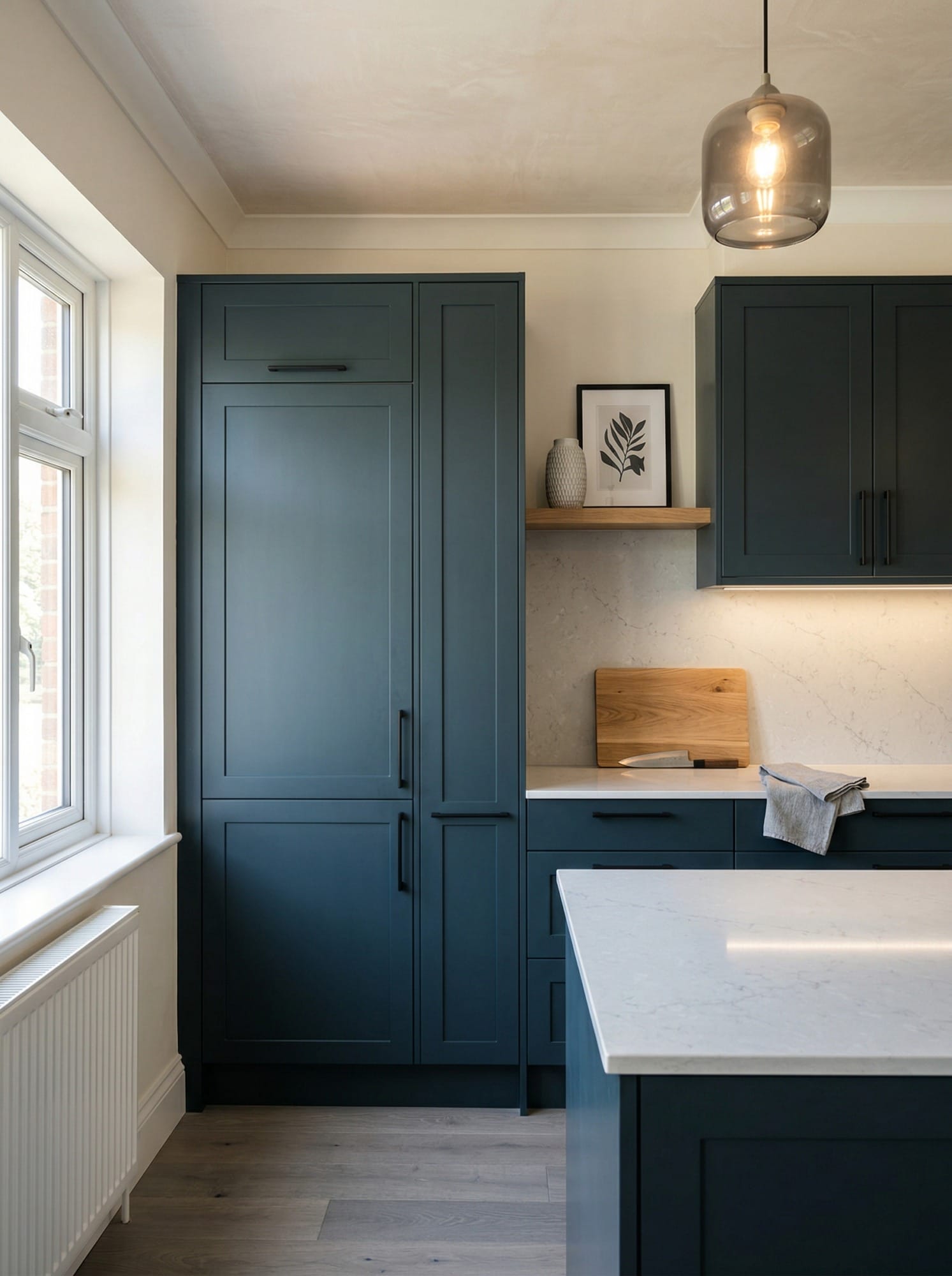 portrait1_600x800-75 Full-height bespoke kitchen cabinetry by Mastercraft, timber veneer slab-door cabinetry