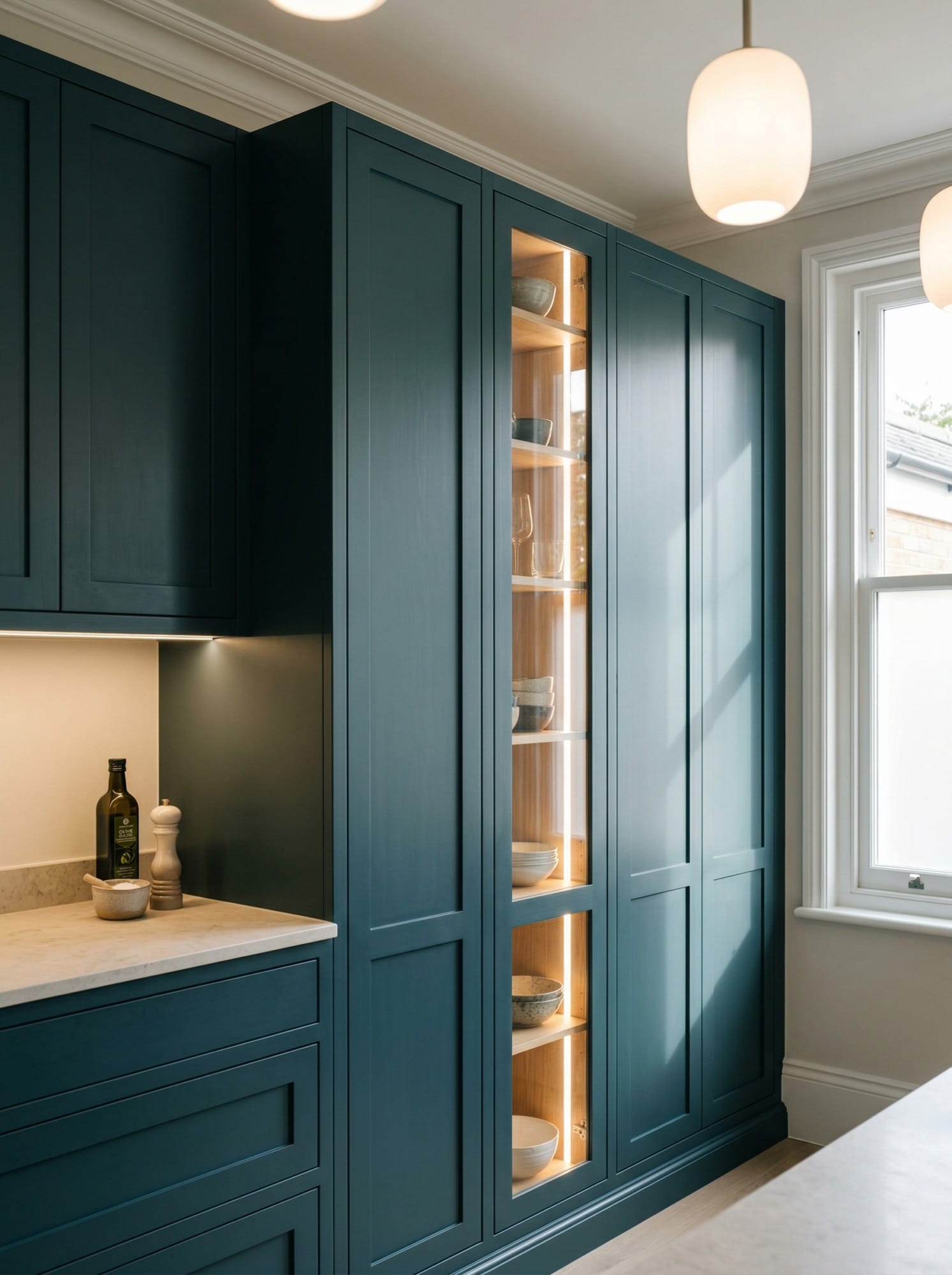 Bespoke kitchen cabinetry and storage design by Mastercraft Kitchens