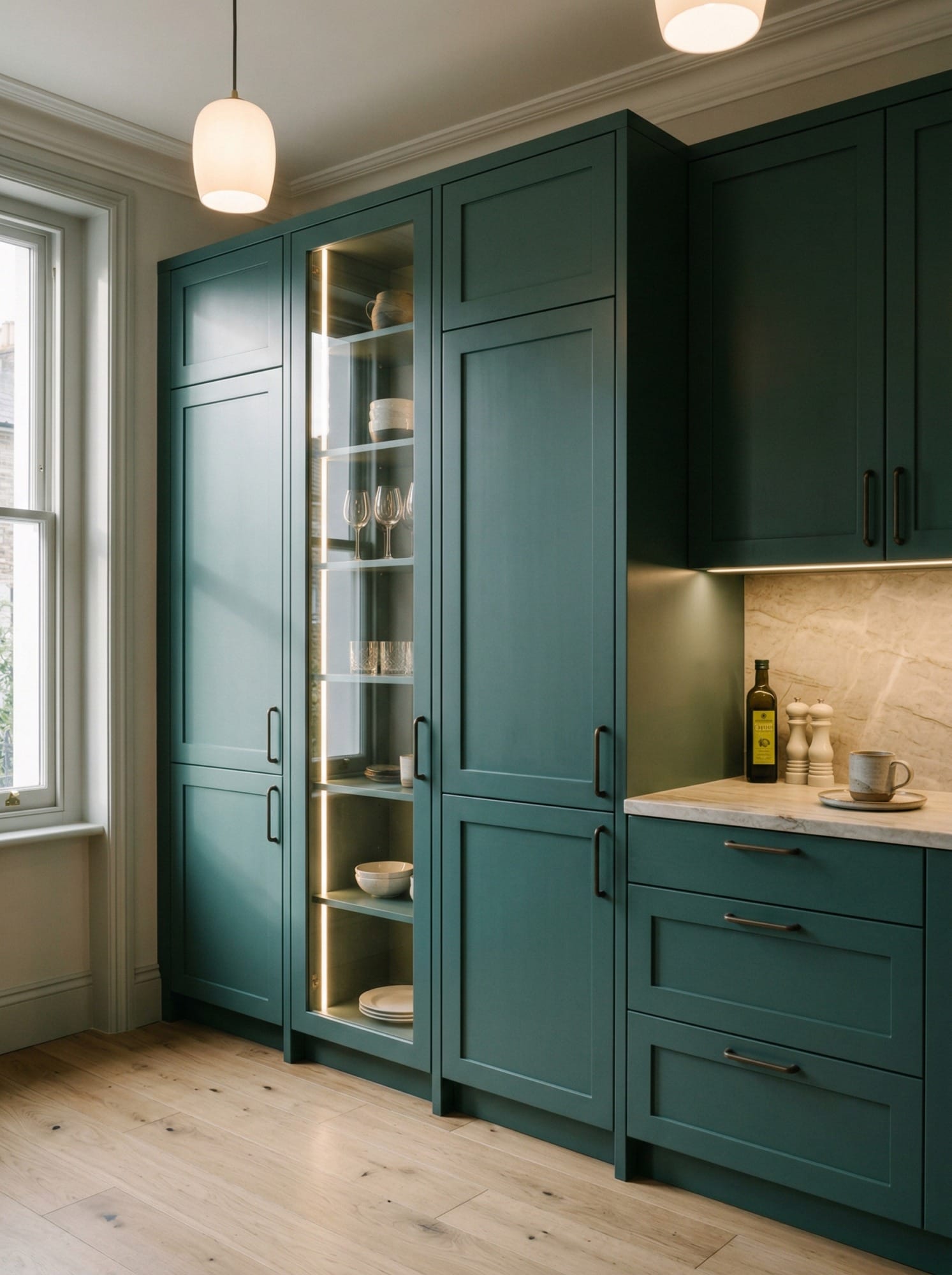 Bespoke kitchen cabinetry and storage design by Mastercraft Kitchens