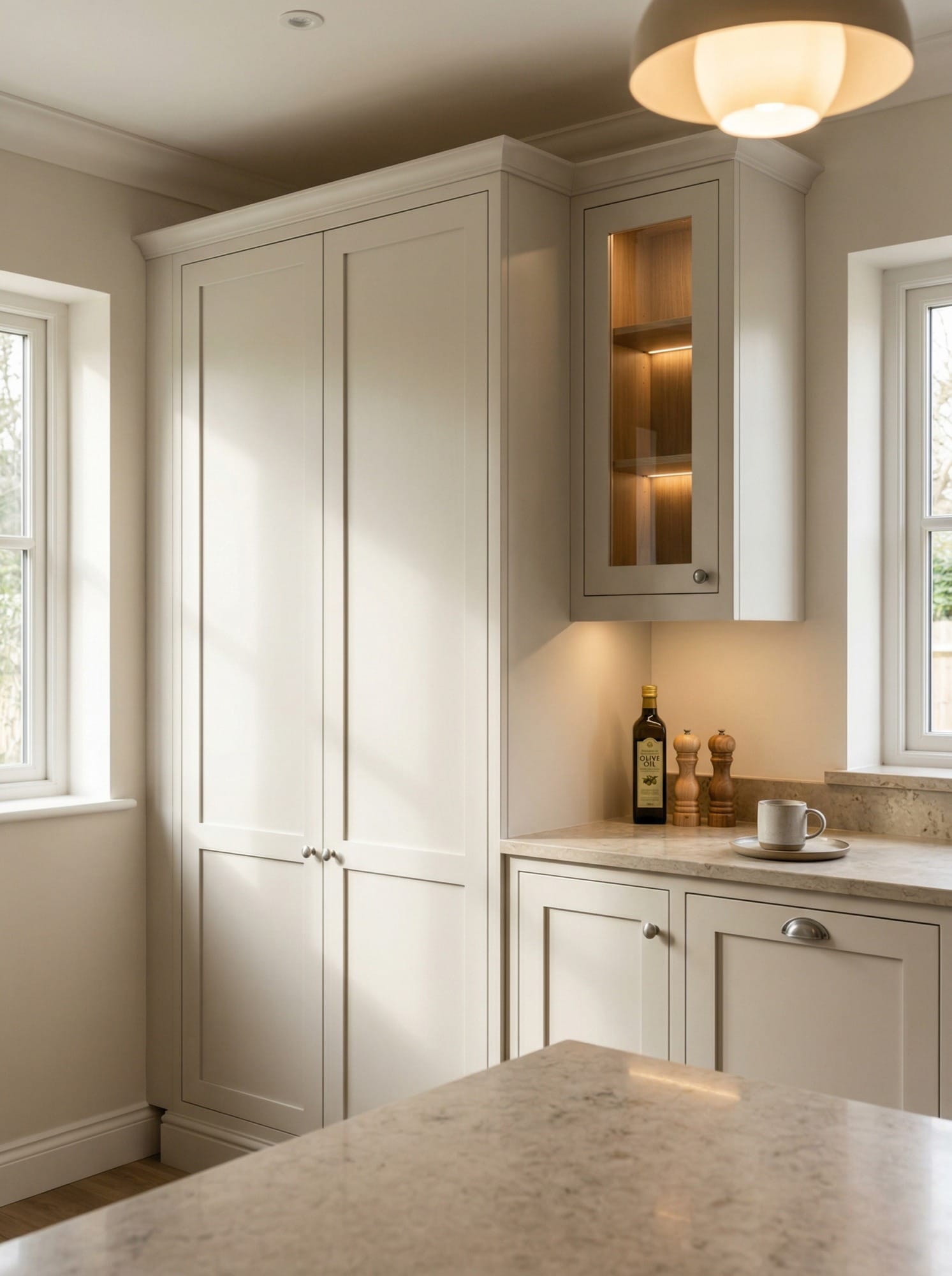 Bespoke kitchen cabinetry and storage design by Mastercraft Kitchens