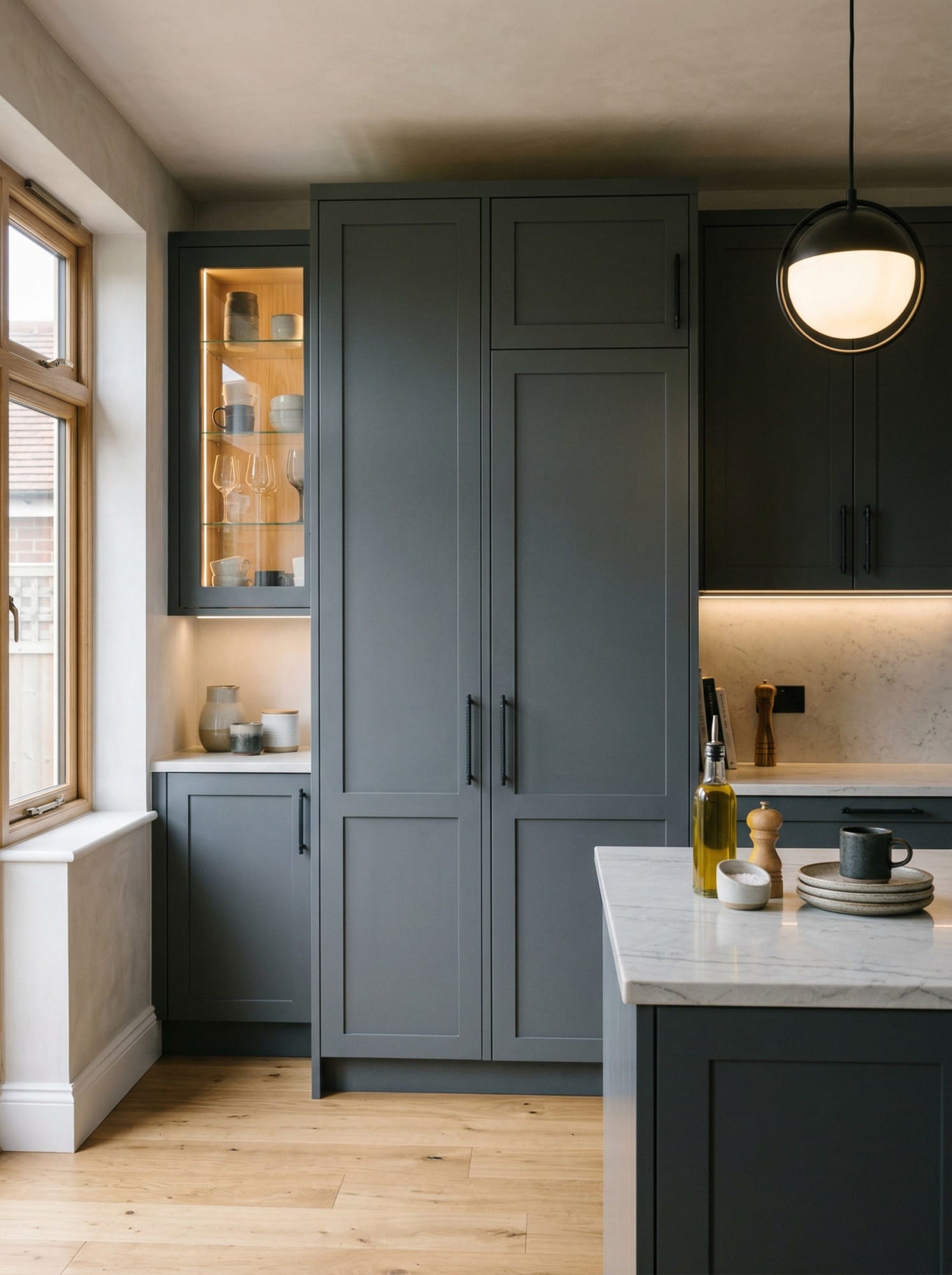 Bespoke kitchen cabinetry and storage design by Mastercraft Kitchens