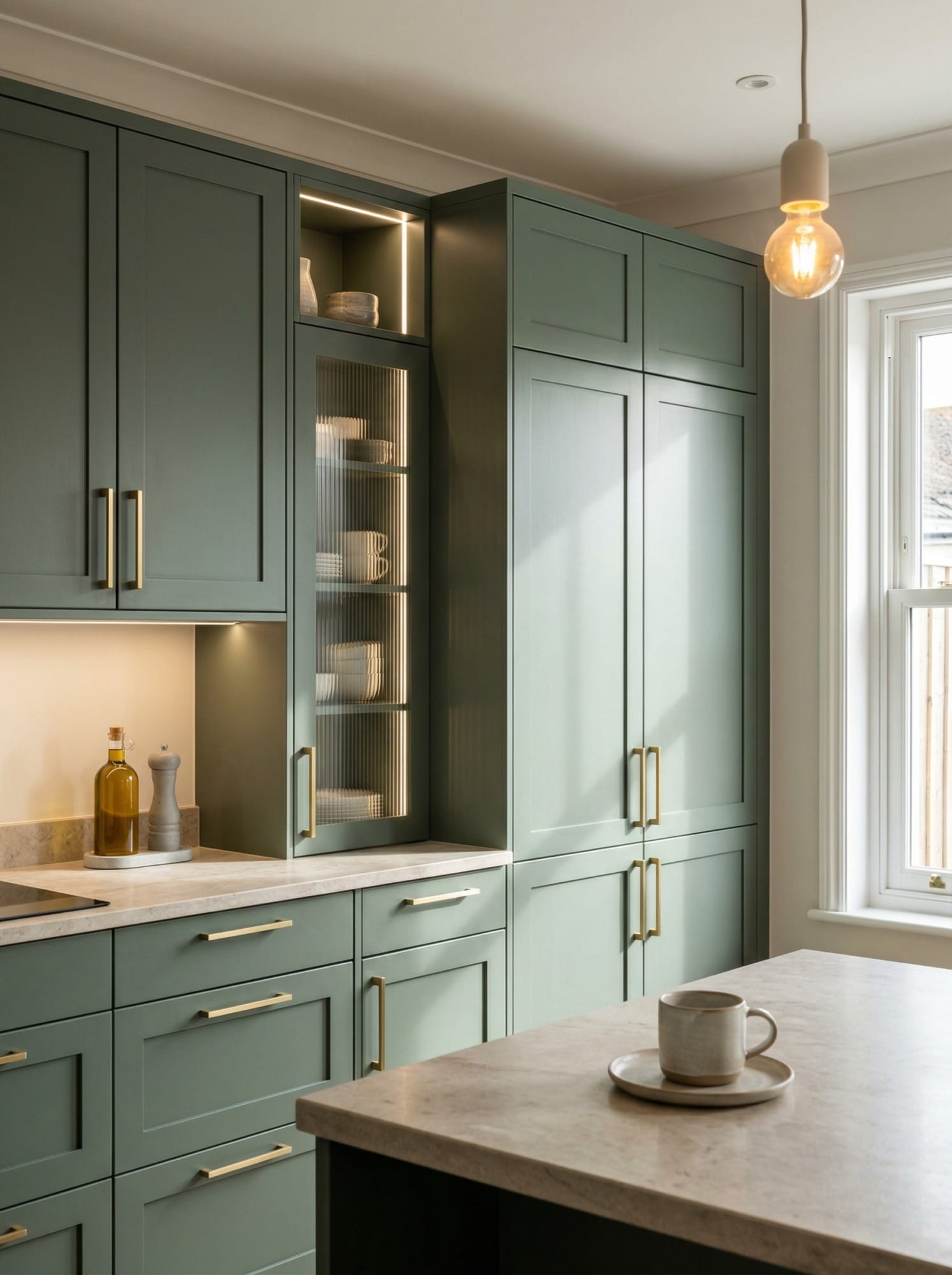 Bespoke kitchen cabinetry and storage design by Mastercraft Kitchens