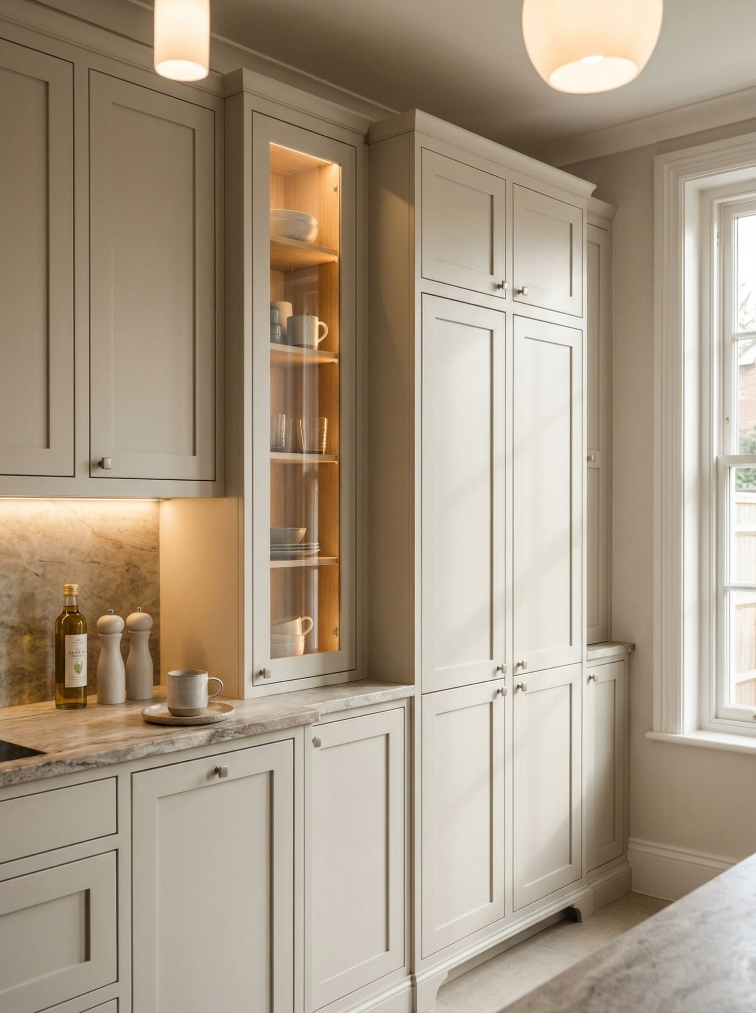Bespoke kitchen cabinetry and storage design by Mastercraft Kitchens