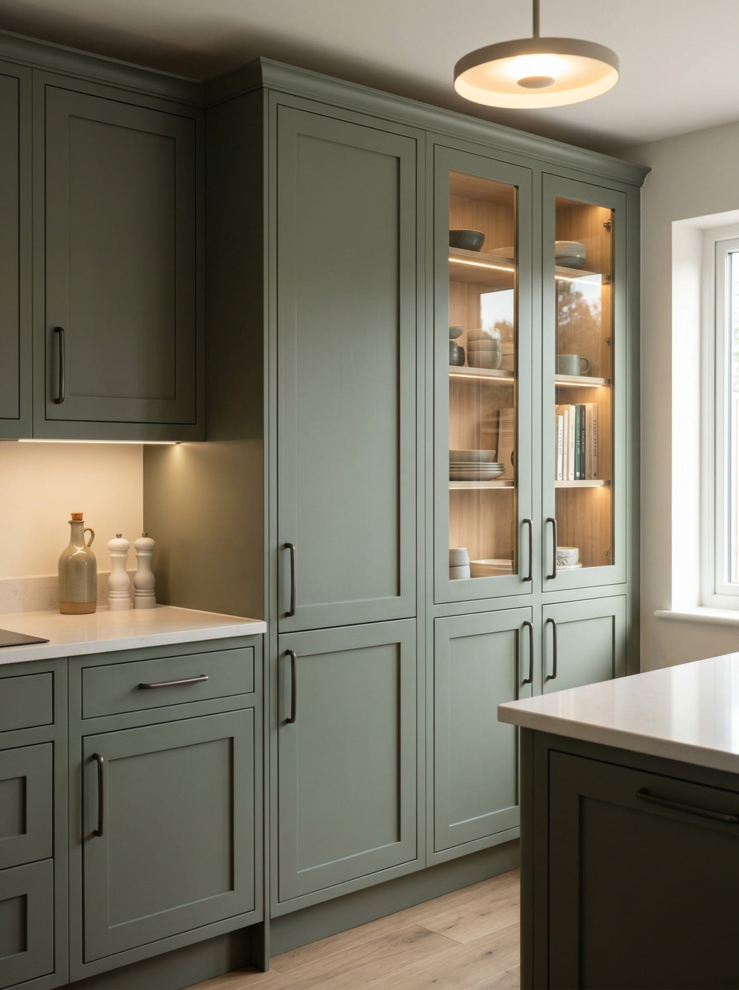 Bespoke kitchen cabinetry and storage design by Mastercraft Kitchens