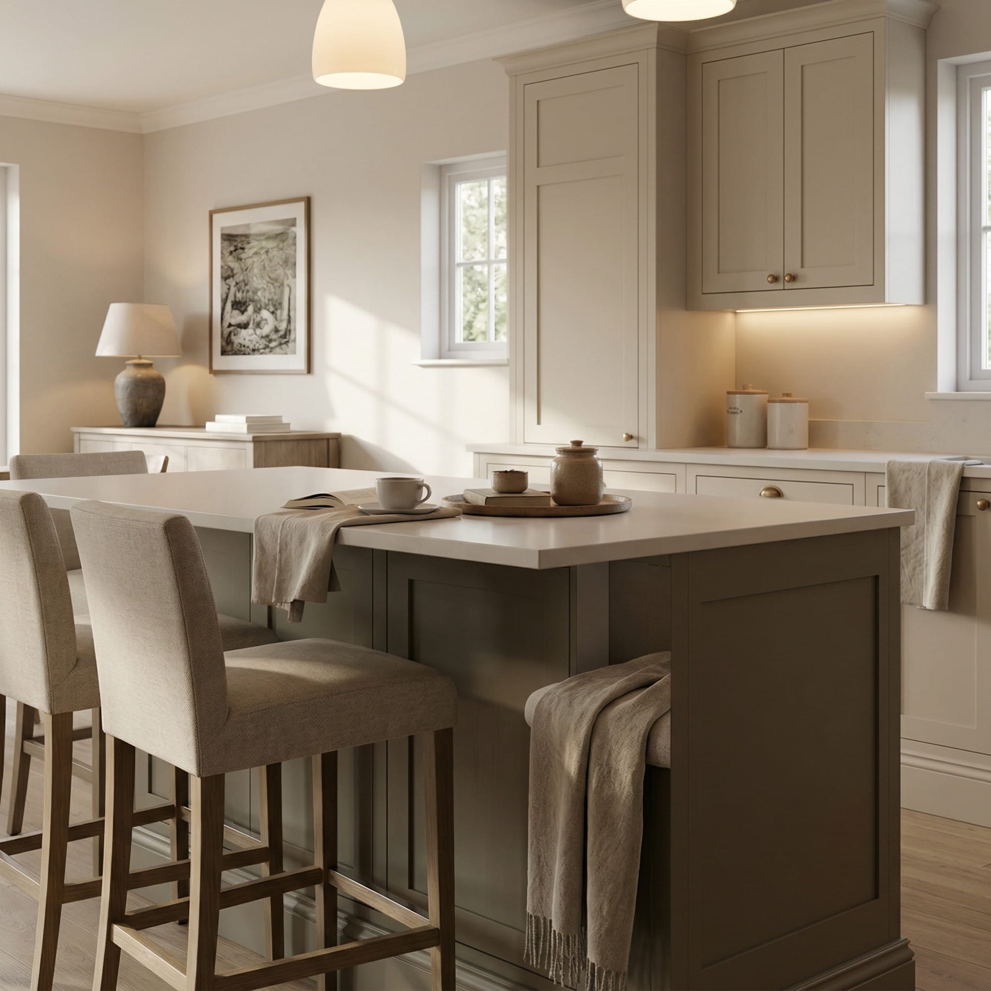 square1_800x800-107 Kitchen island detail, modern shaker cabinetry with quality joinery by Mastercraft