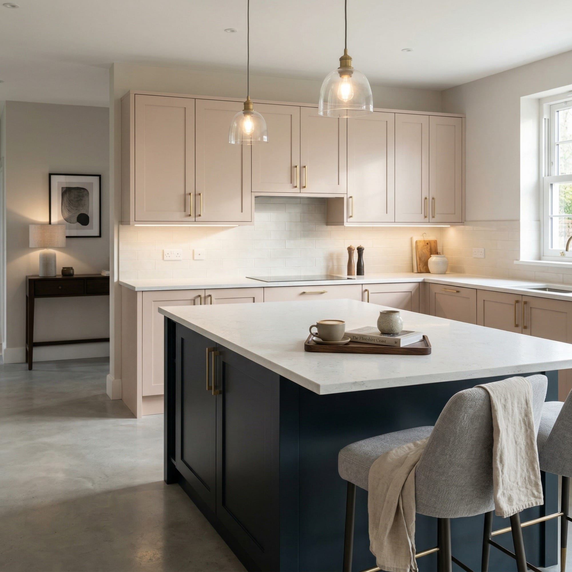 square1_800x800-38 Bespoke kitchen island detail, contemporary in-frame cabinetry with quality joinery