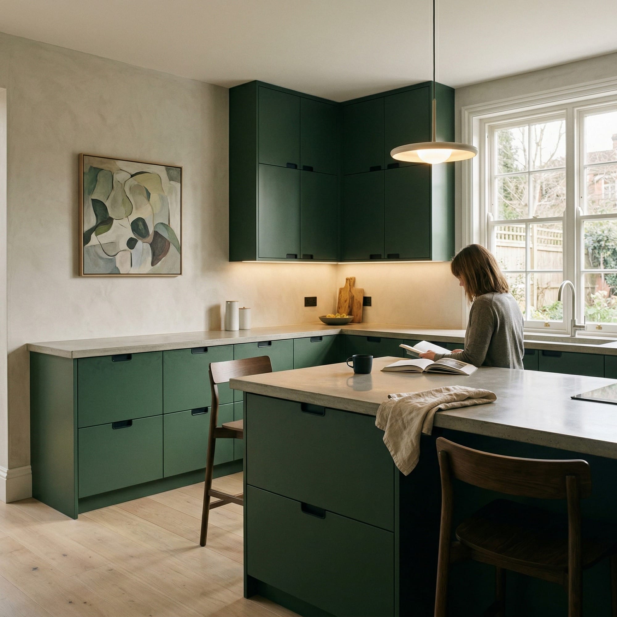 Bespoke kitchen by Mastercraft, quality materials and considered layout