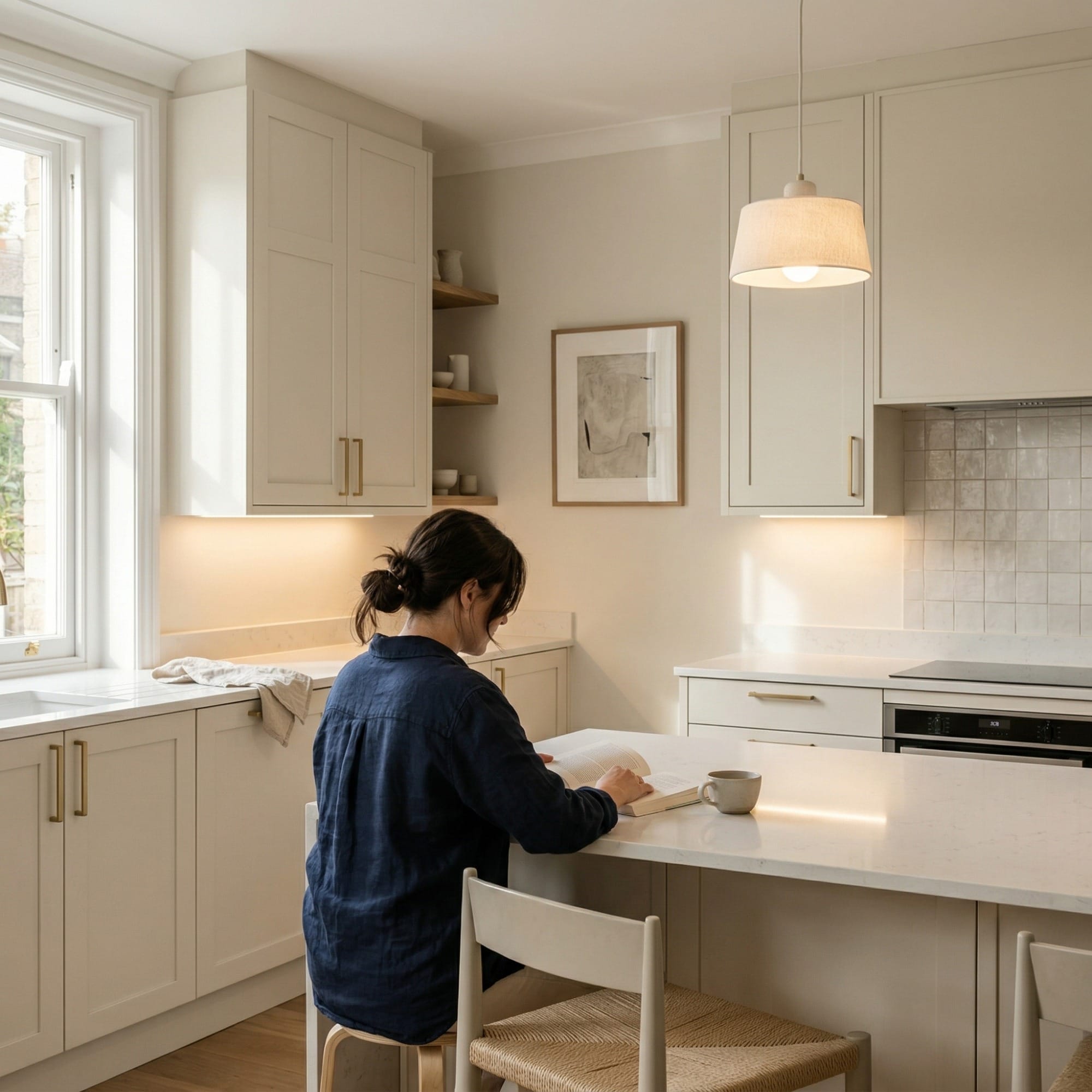 Bespoke kitchen by Mastercraft, quality materials and considered layout