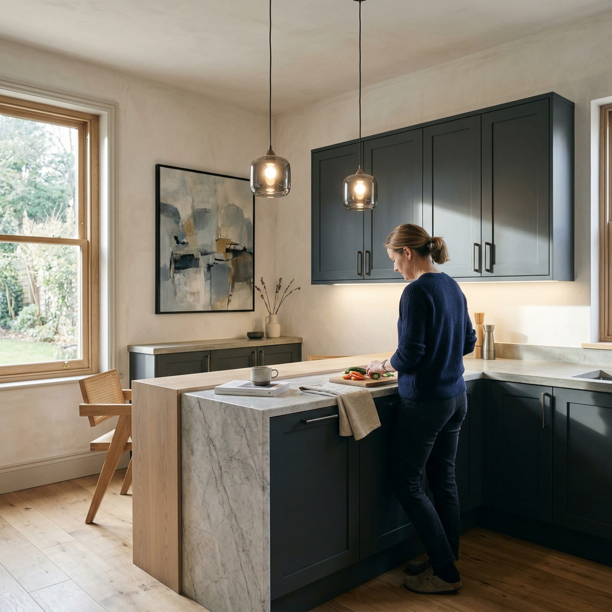 square2_800x800-40 Bespoke kitchen designed for a Mold home, quality materials and considered layout