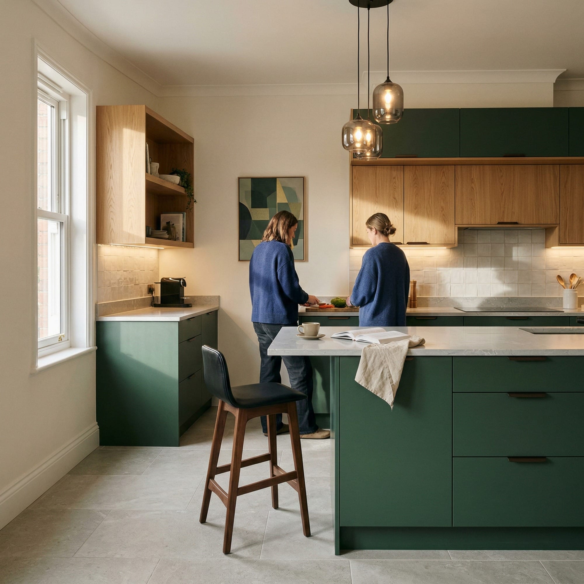 square2_800x800-47 Bespoke kitchen designed for a Cefn Mawr home, quality materials and considered layout