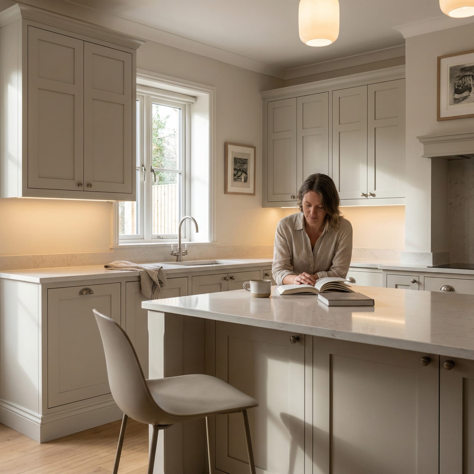 Bespoke kitchen designed for a Bradford-on-Avon home, quality materials and considered layout