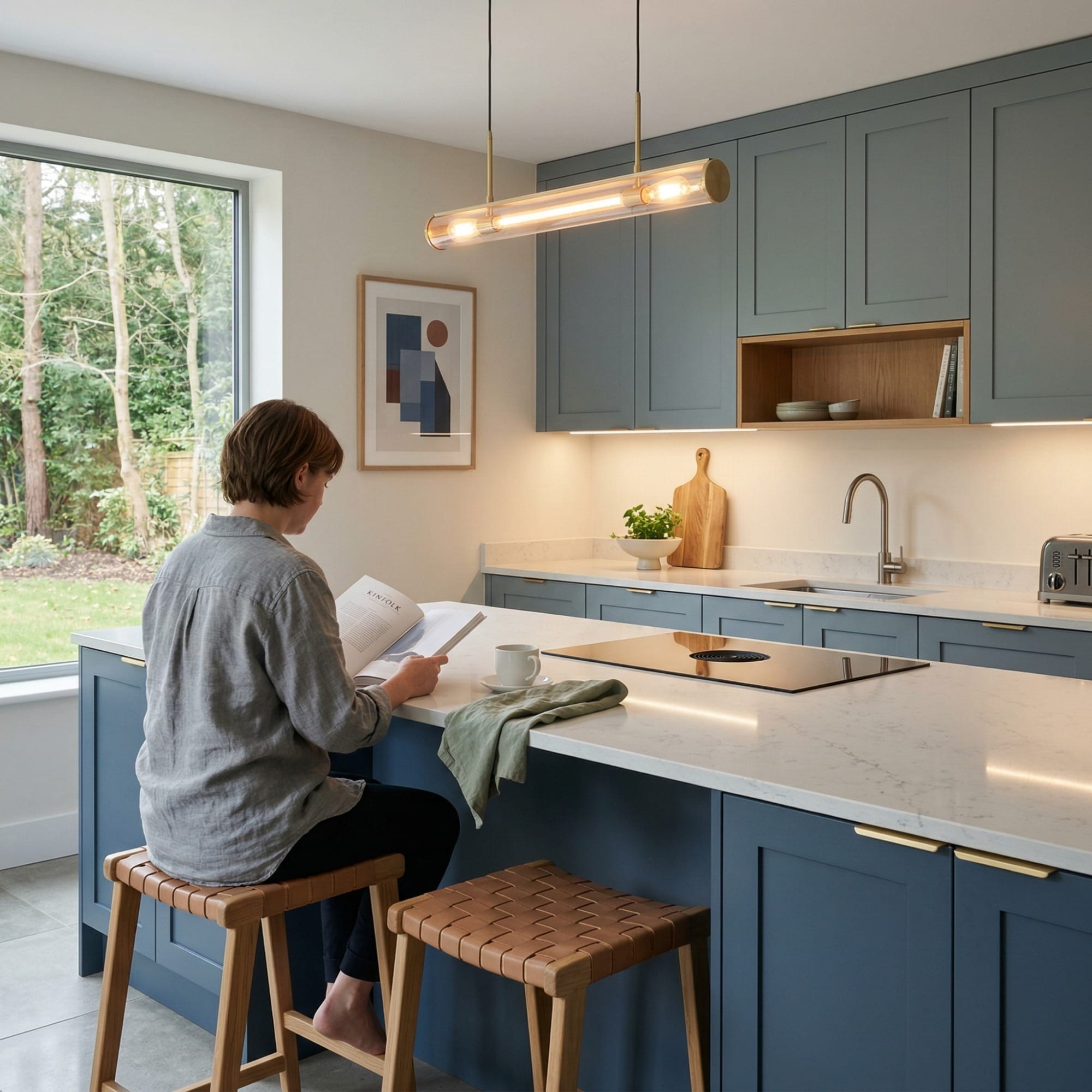 Bespoke kitchen by Mastercraft, quality materials and considered layout