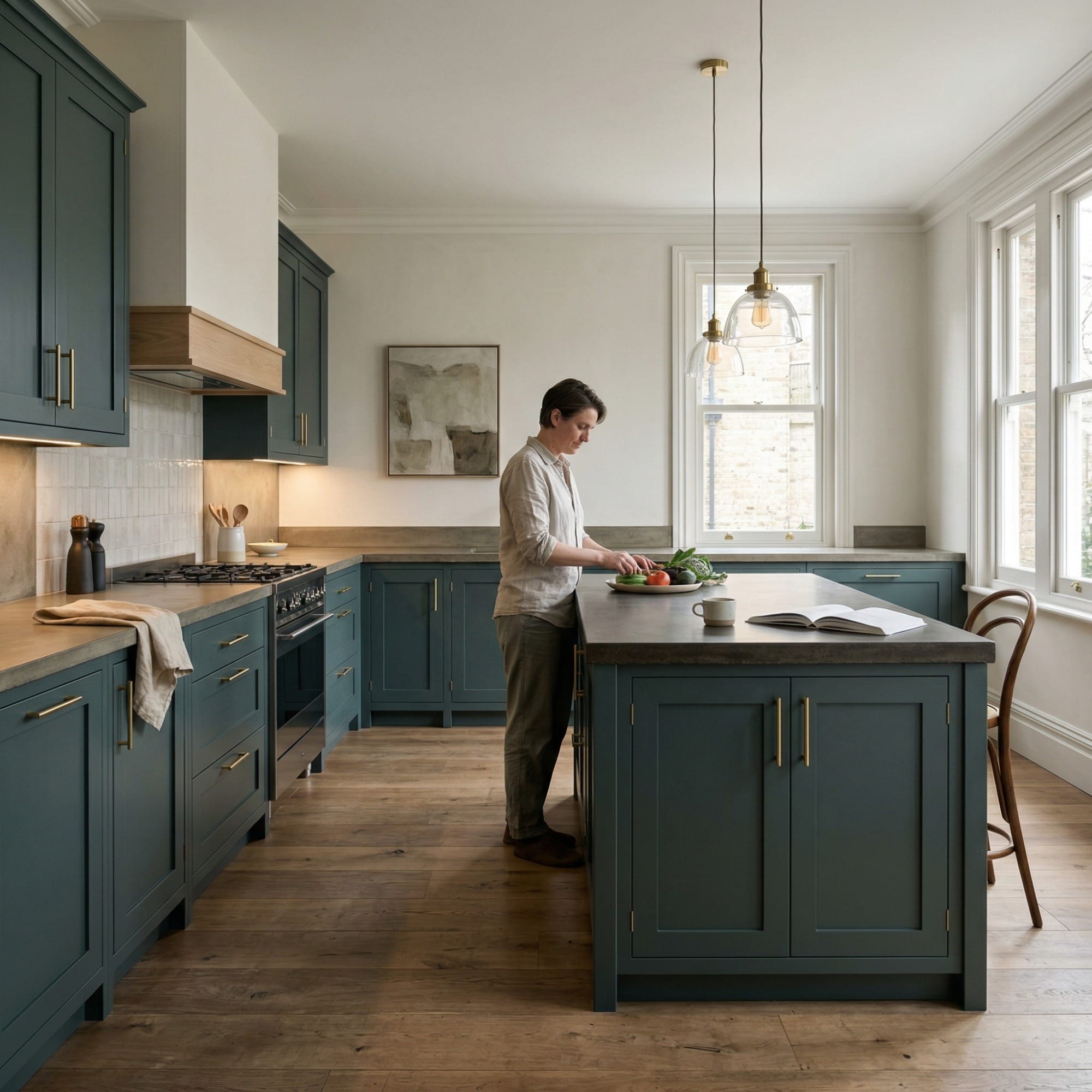 Bespoke kitchen by Mastercraft, quality materials and considered layout