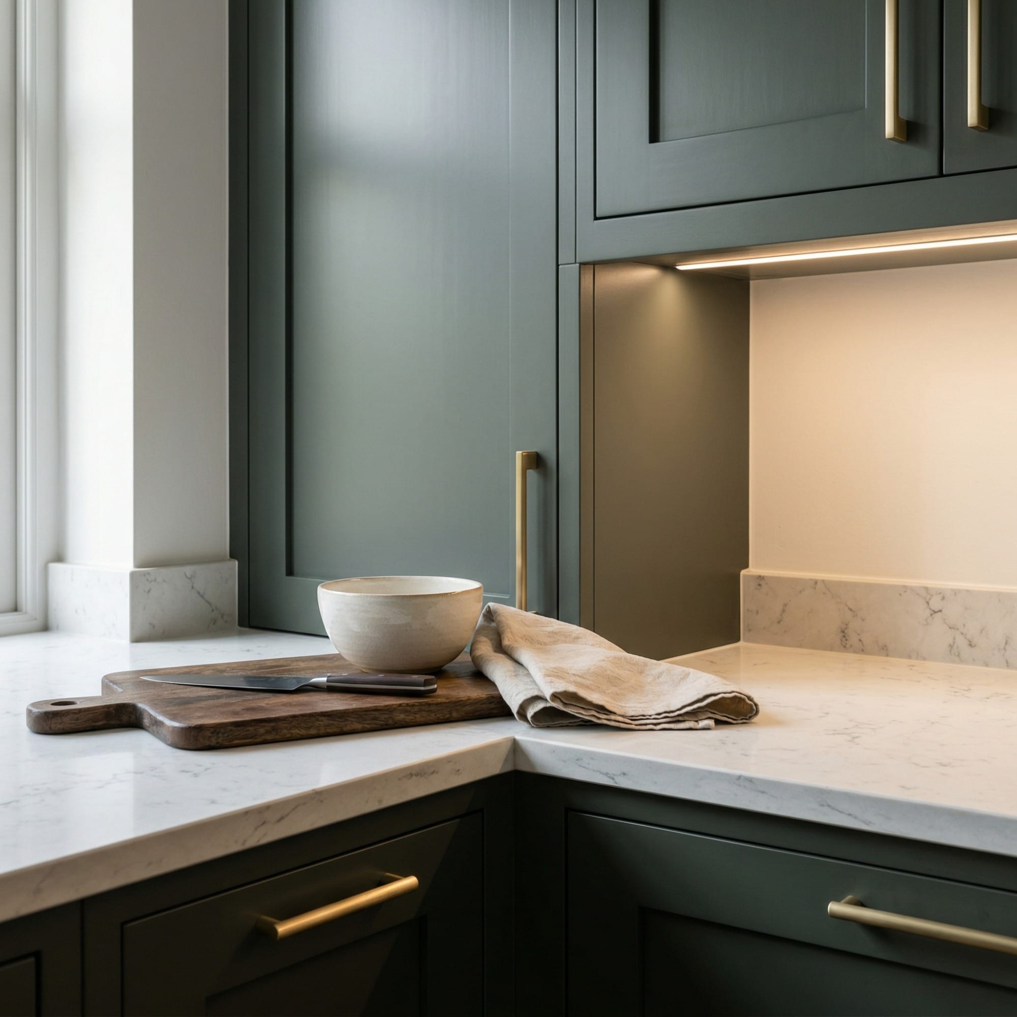 Mastercraft kitchen in Pwllheli, bespoke design, quality craftsmanship, installed by our own team