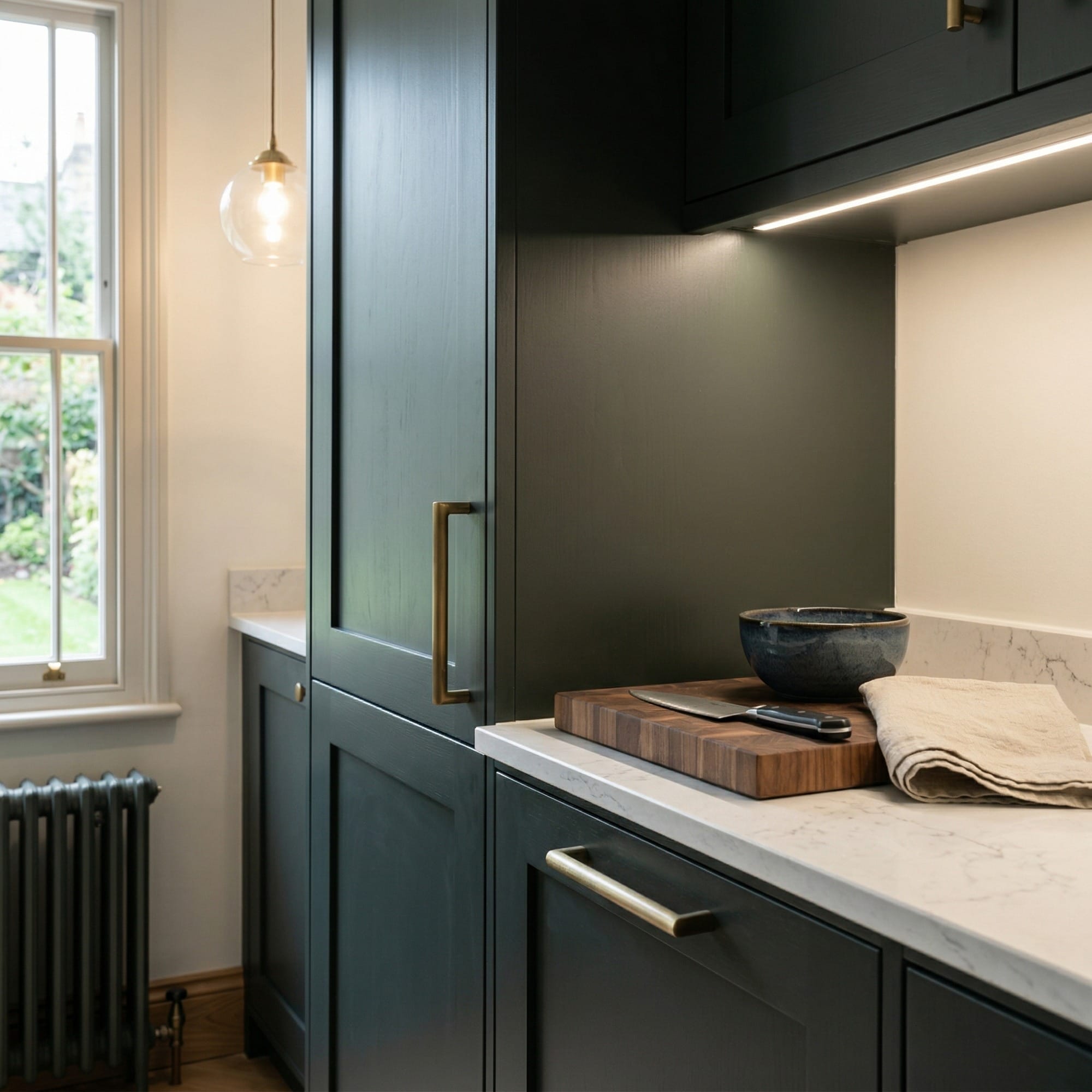 Mastercraft kitchen in Tywyn, bespoke design, quality craftsmanship, installed by our own team