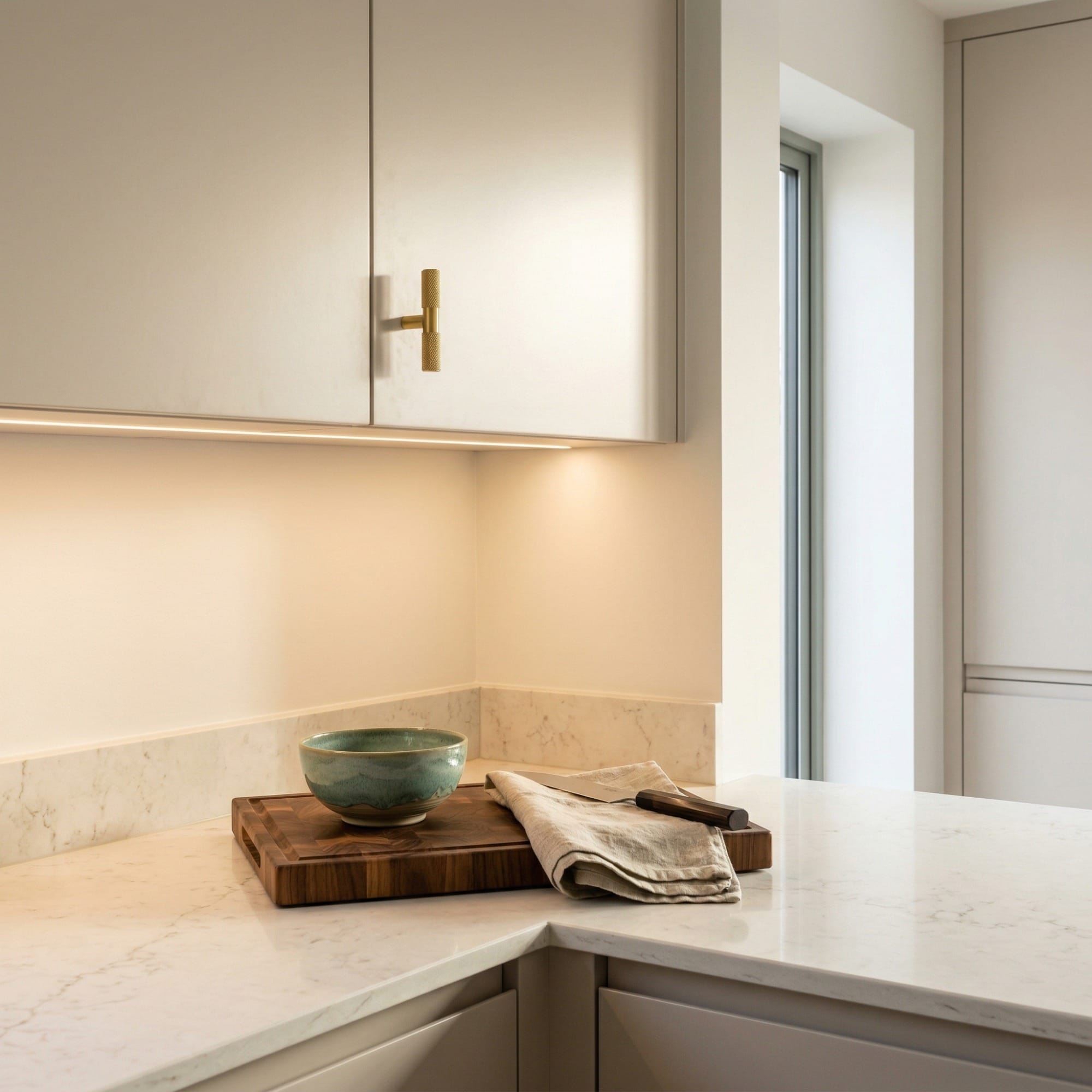 Mastercraft kitchen in Conwy, bespoke design, quality craftsmanship, installed by our own team