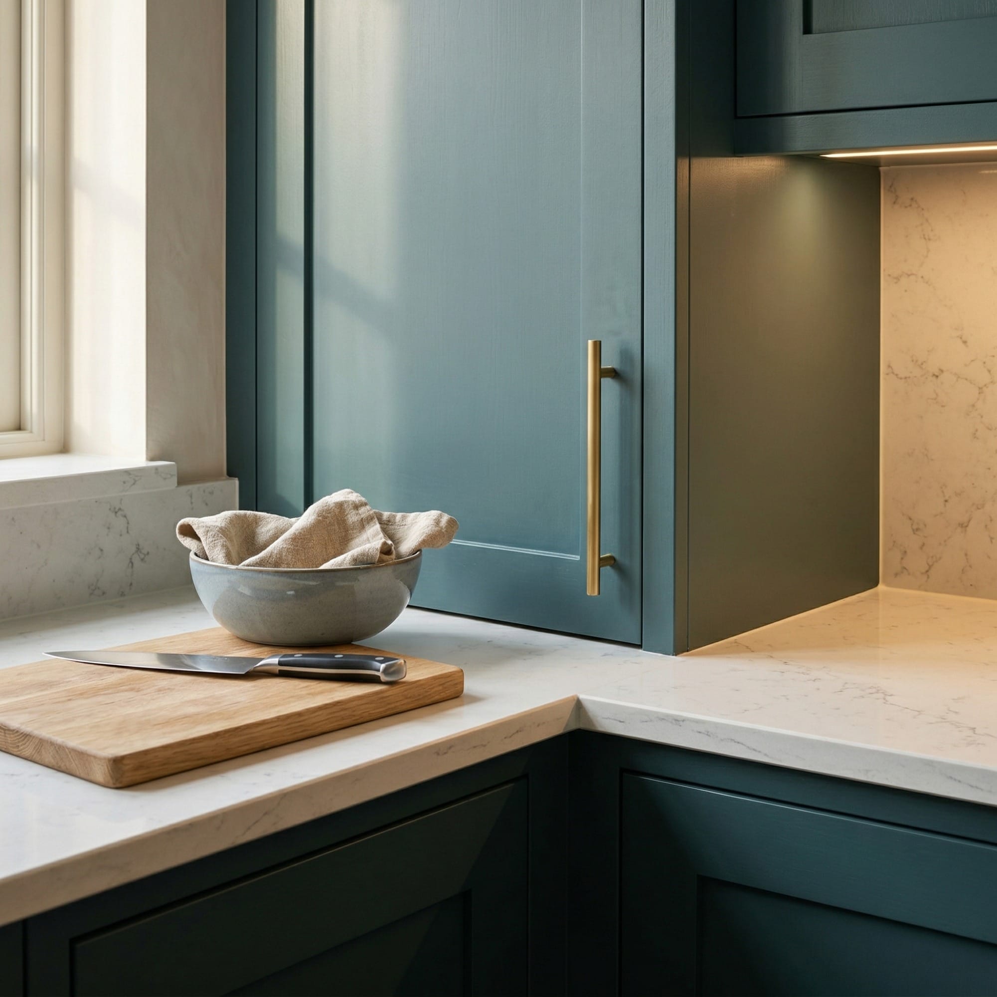 Mastercraft kitchen in Buckley, bespoke design, quality craftsmanship, installed by our own team