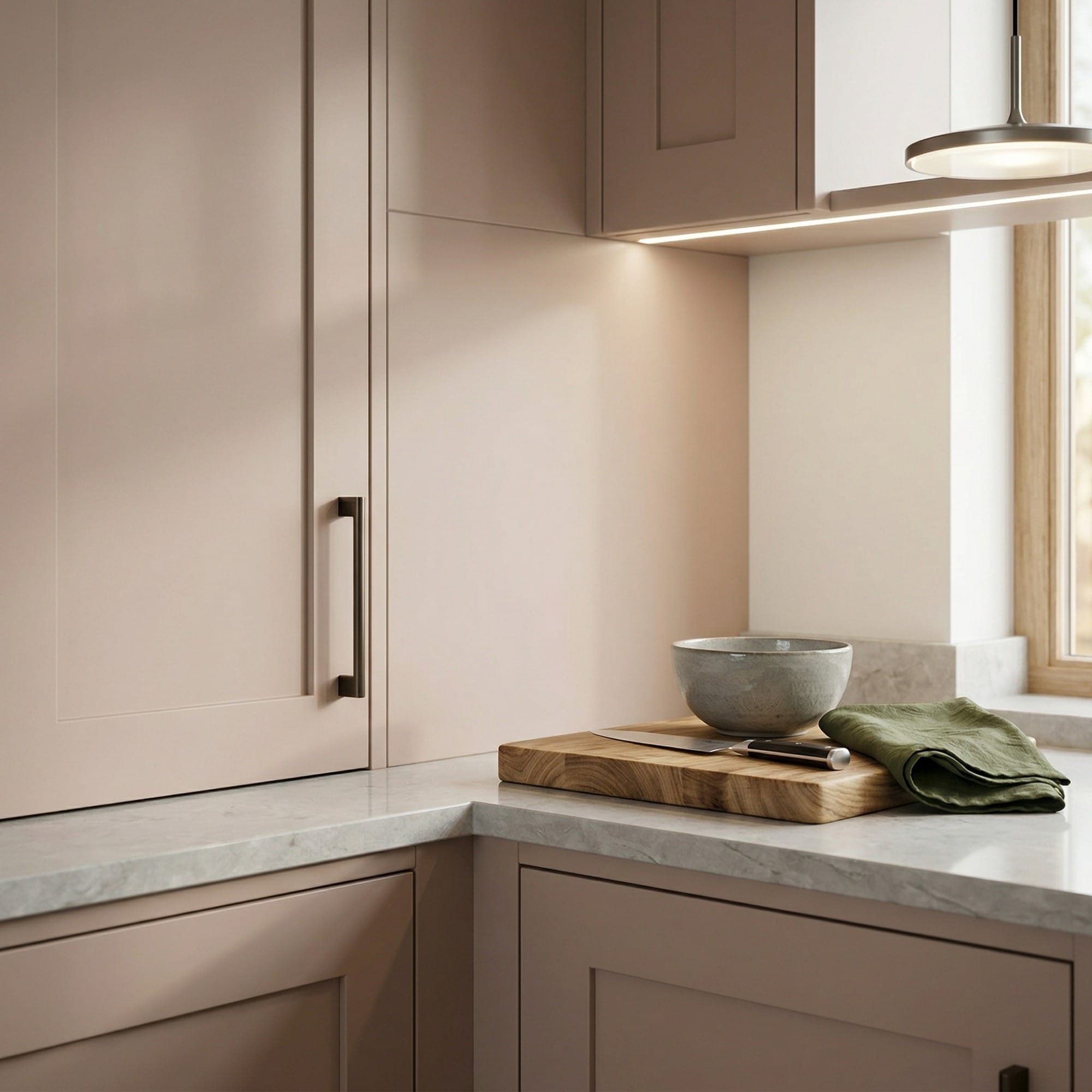 Mastercraft kitchen in Hawarden, bespoke design, quality craftsmanship, installed by our own team