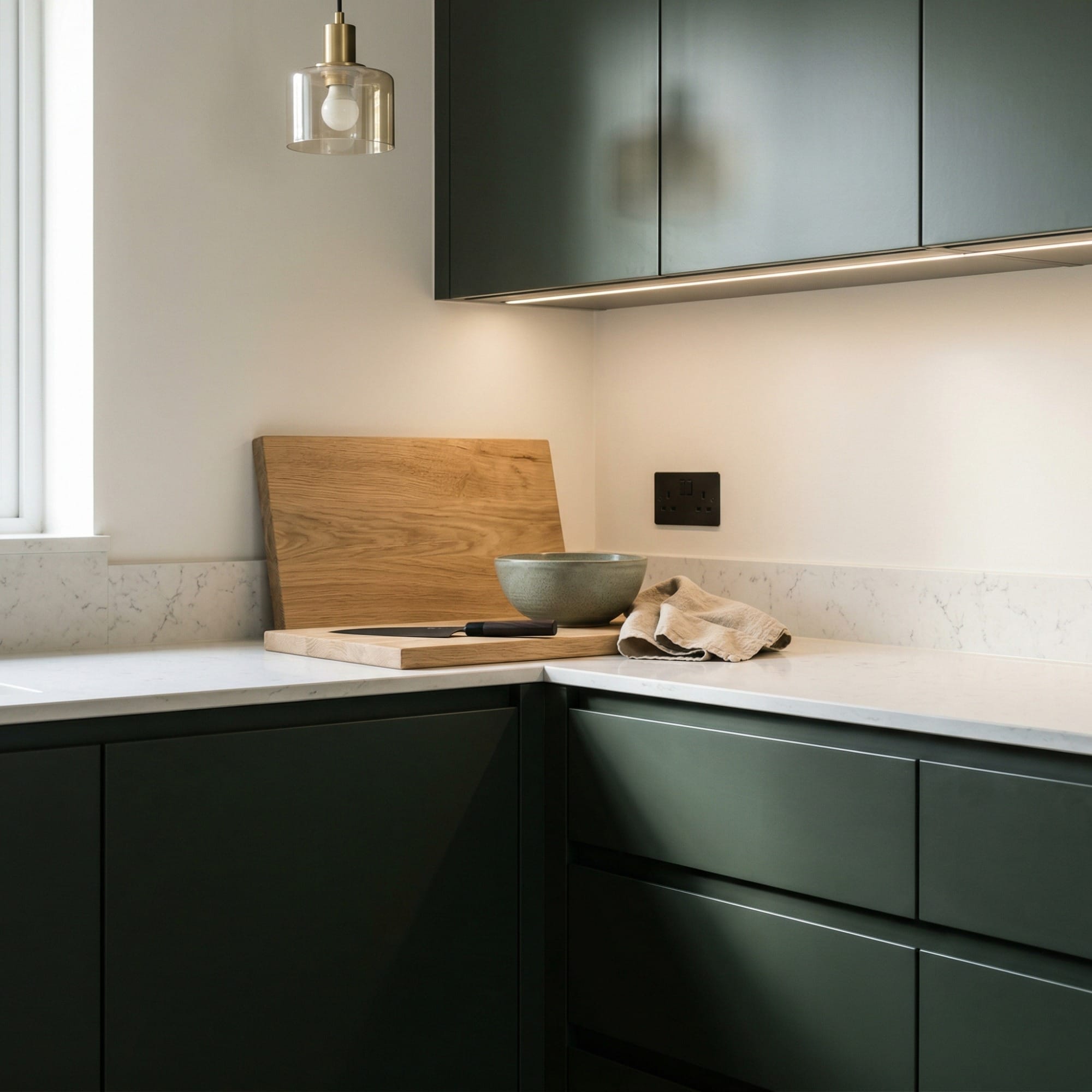 Mastercraft kitchen in Bangor, bespoke design, quality craftsmanship, installed by our own team