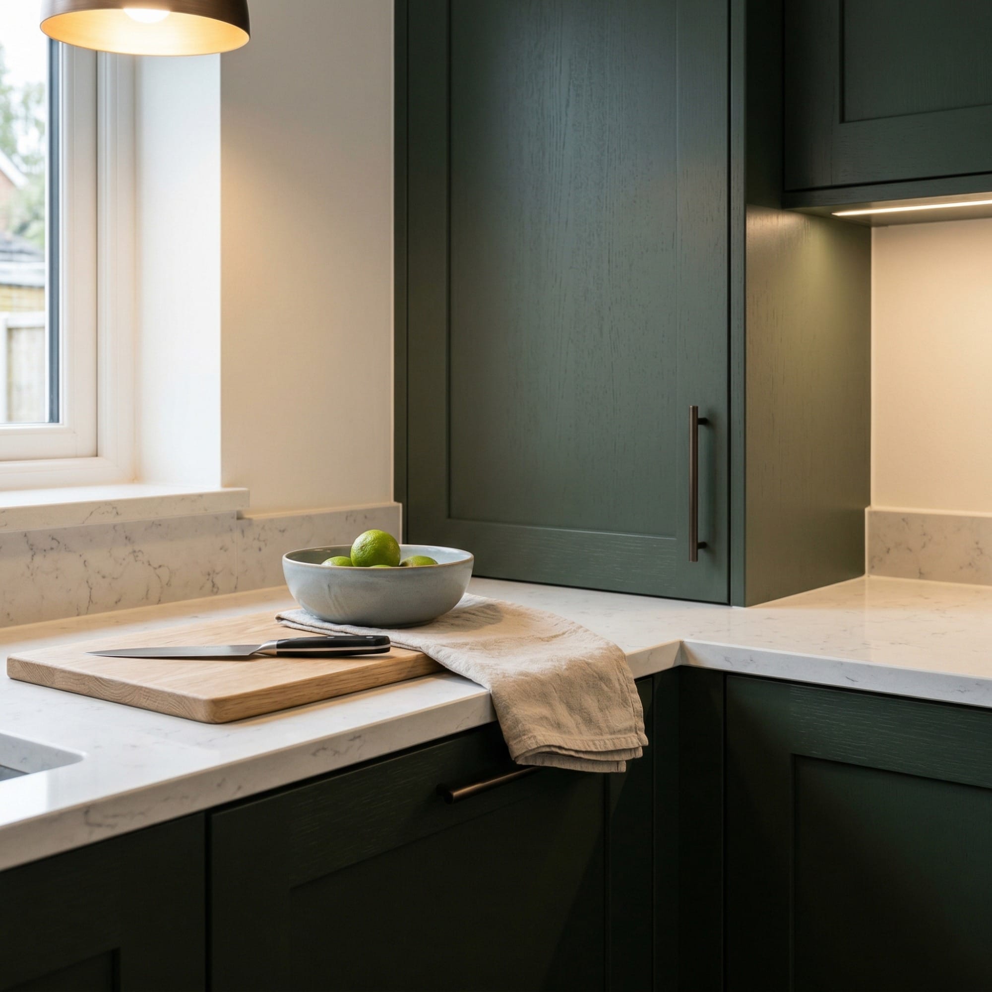 Mastercraft kitchen in Bettisfield, bespoke design, quality craftsmanship, installed by our own team