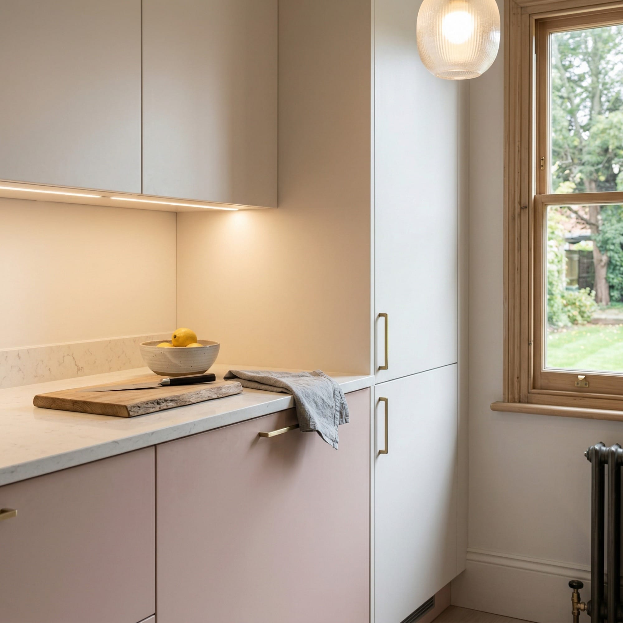 Mastercraft kitchen detail, bespoke design with quality craftsmanship and careful joinery