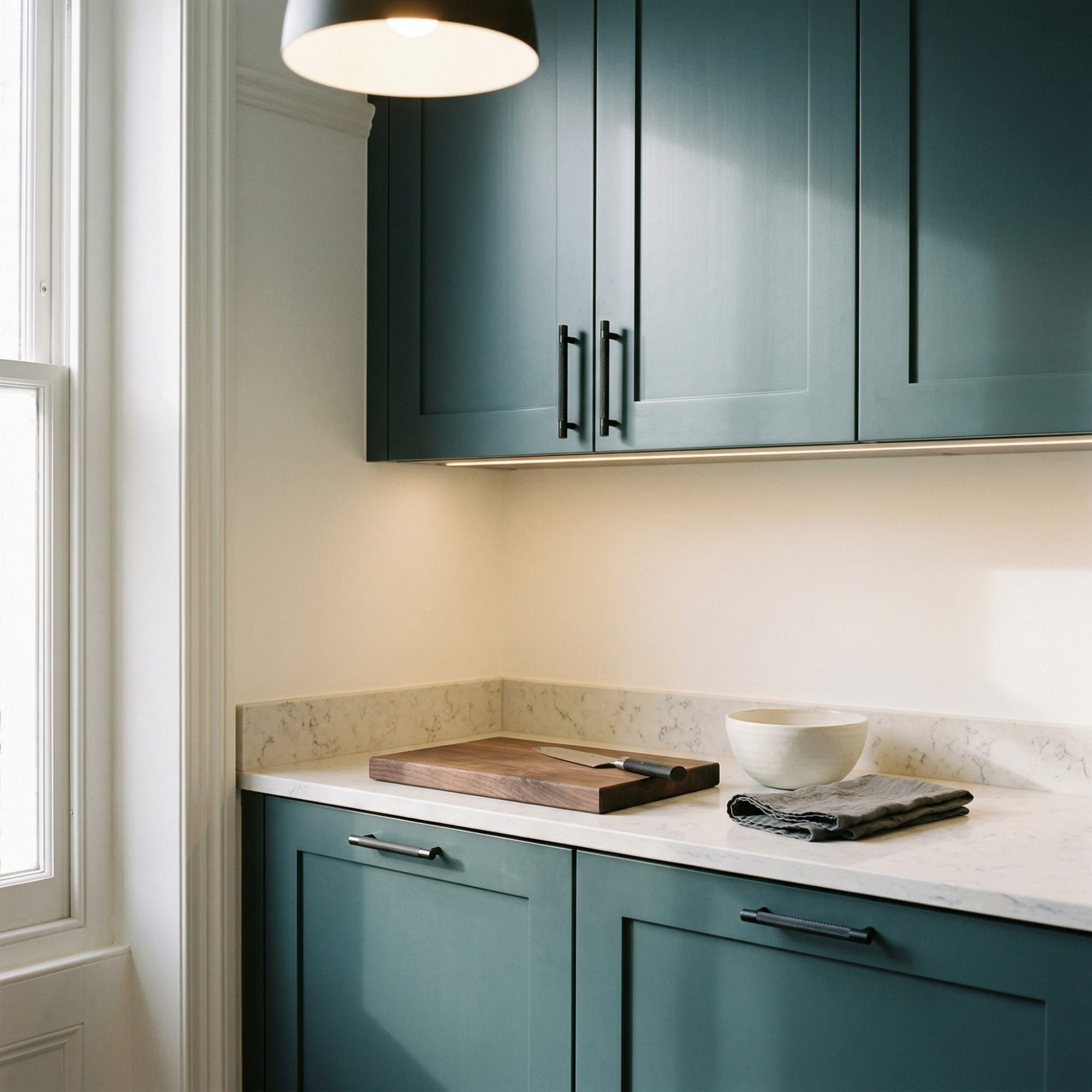 Mastercraft kitchen detail, bespoke design with quality craftsmanship and careful joinery