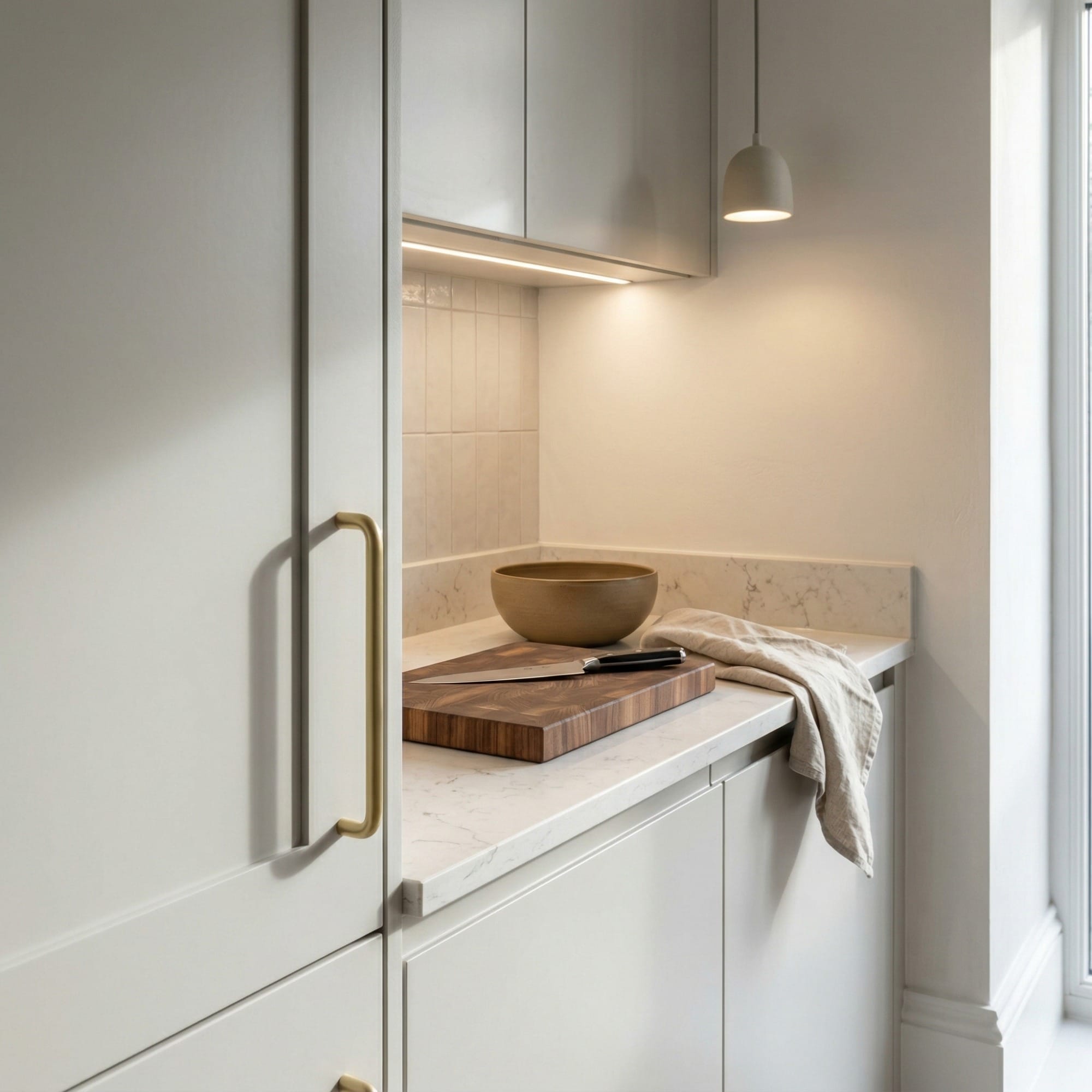 Mastercraft kitchen in Nefyn, bespoke design, quality craftsmanship, installed by our own team