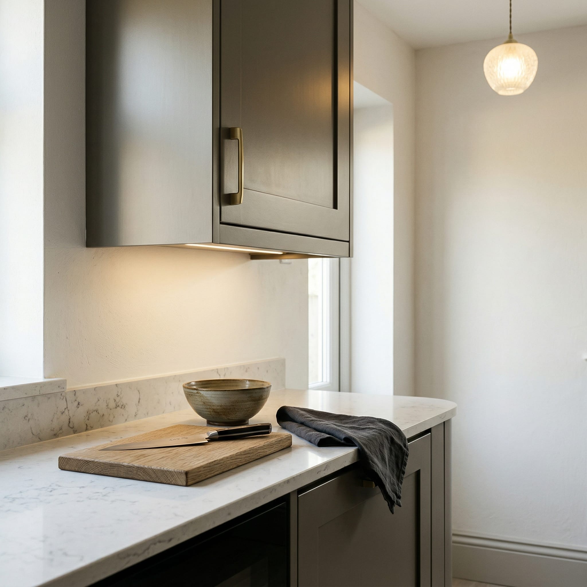 Mastercraft kitchen craftsmanship in North East, bespoke joinery and premium material quality