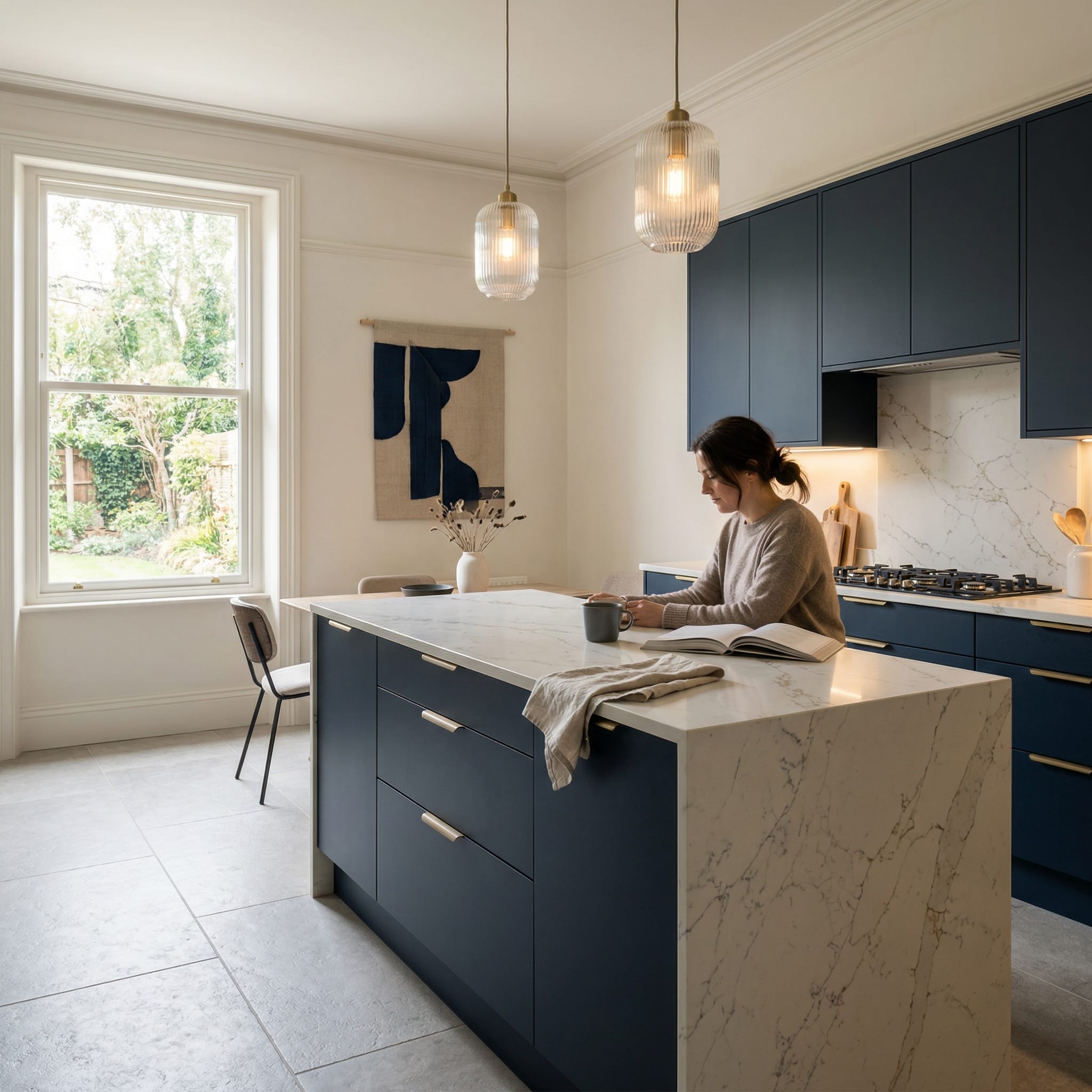 Mastercraft bespoke kitchen in South Wales, designed, manufactured and installed by our own team