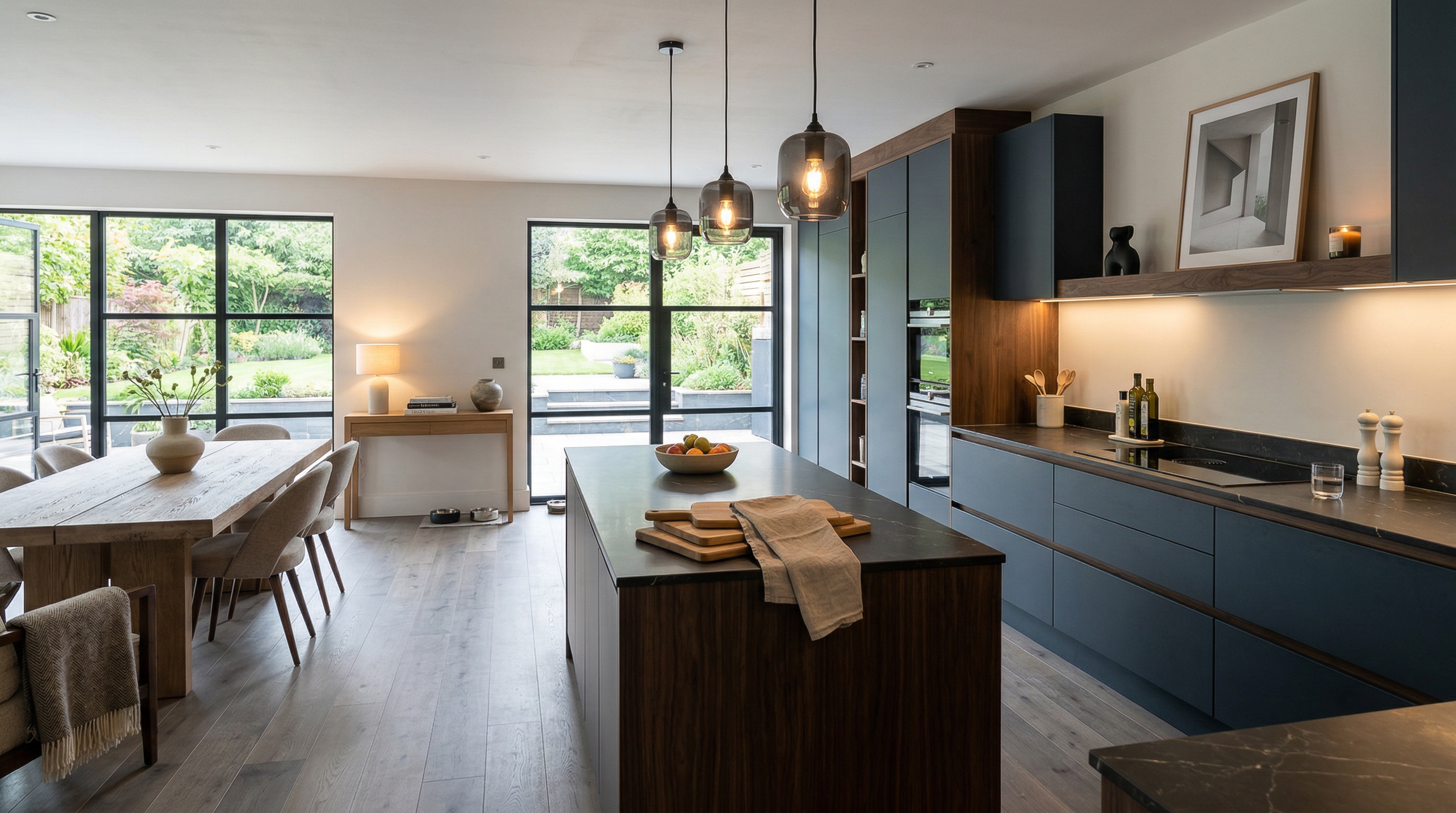 hero2_1200x675 Mastercraft bespoke kitchen in Barnard Castle, wide architectural view showing room volume and design quality