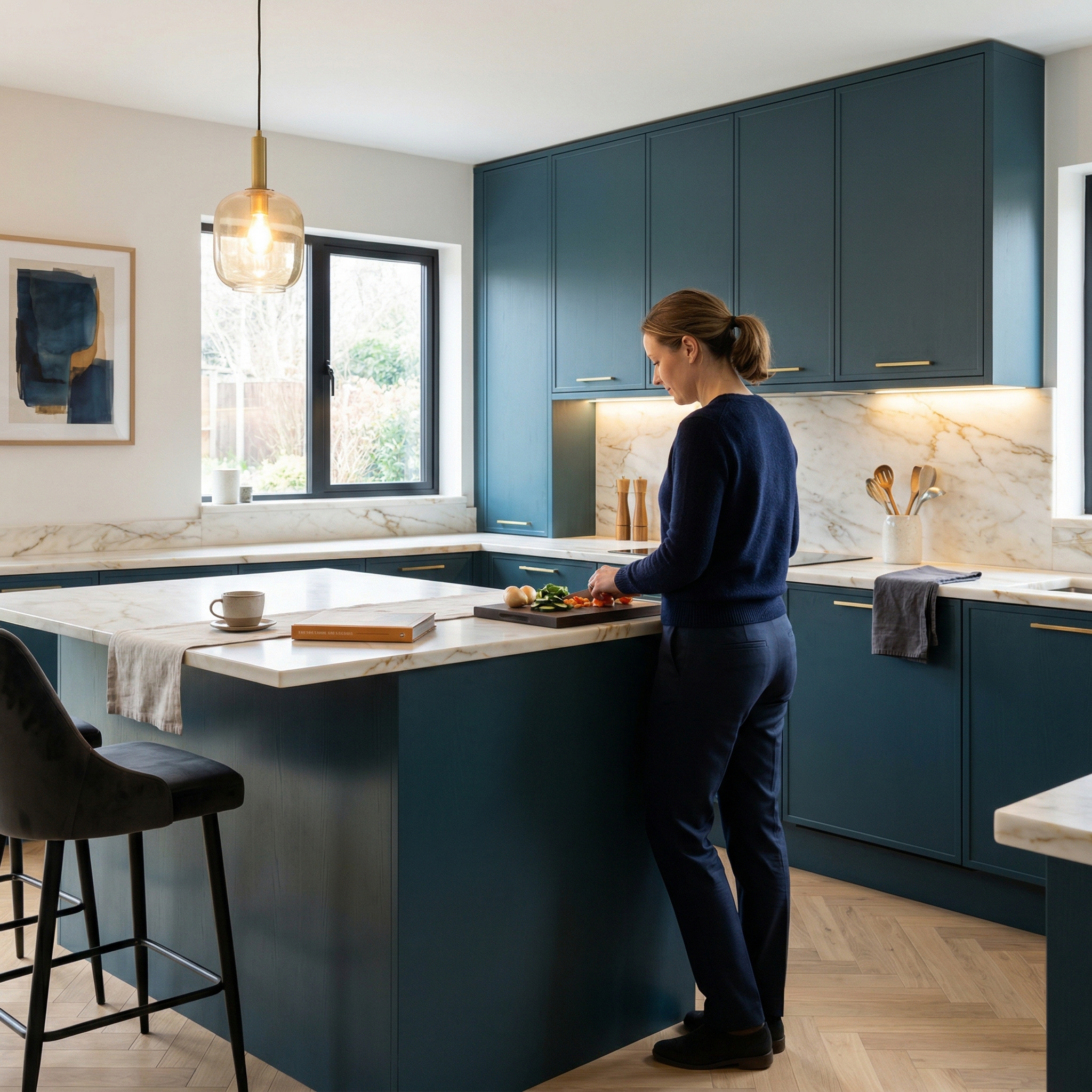 square2_800x800 Bespoke kitchen designed for a Barry home, quality materials and considered layout