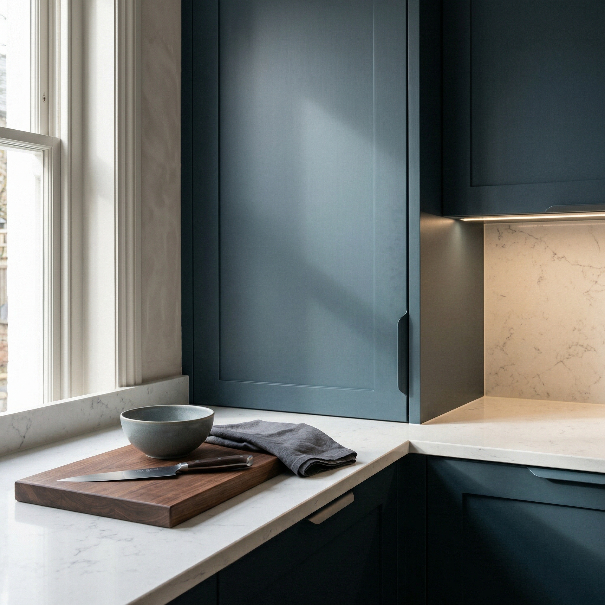 Mastercraft kitchen in Bassaleg, bespoke design, quality craftsmanship, installed by our own team