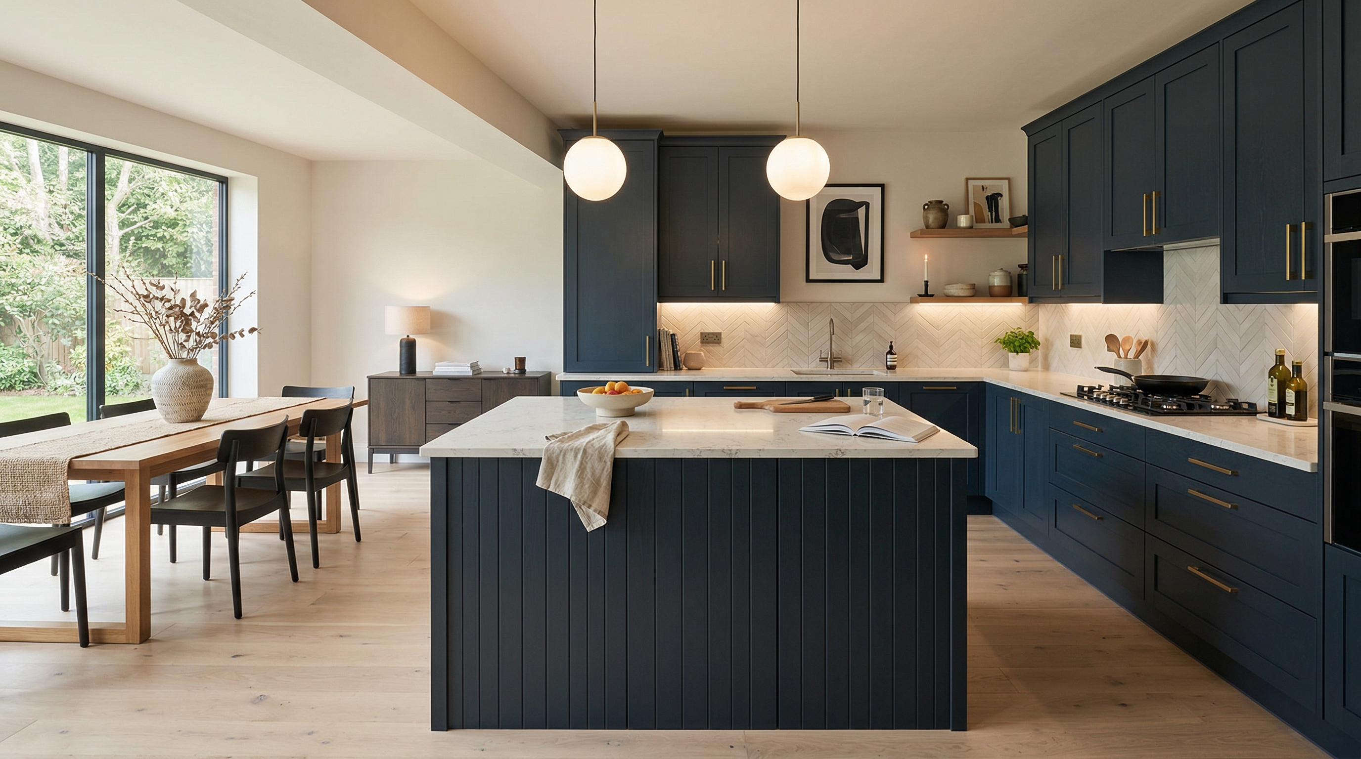 hero2_1200x675 Mastercraft bespoke kitchen in Biggleswade, wide architectural view showing room volume and design quality