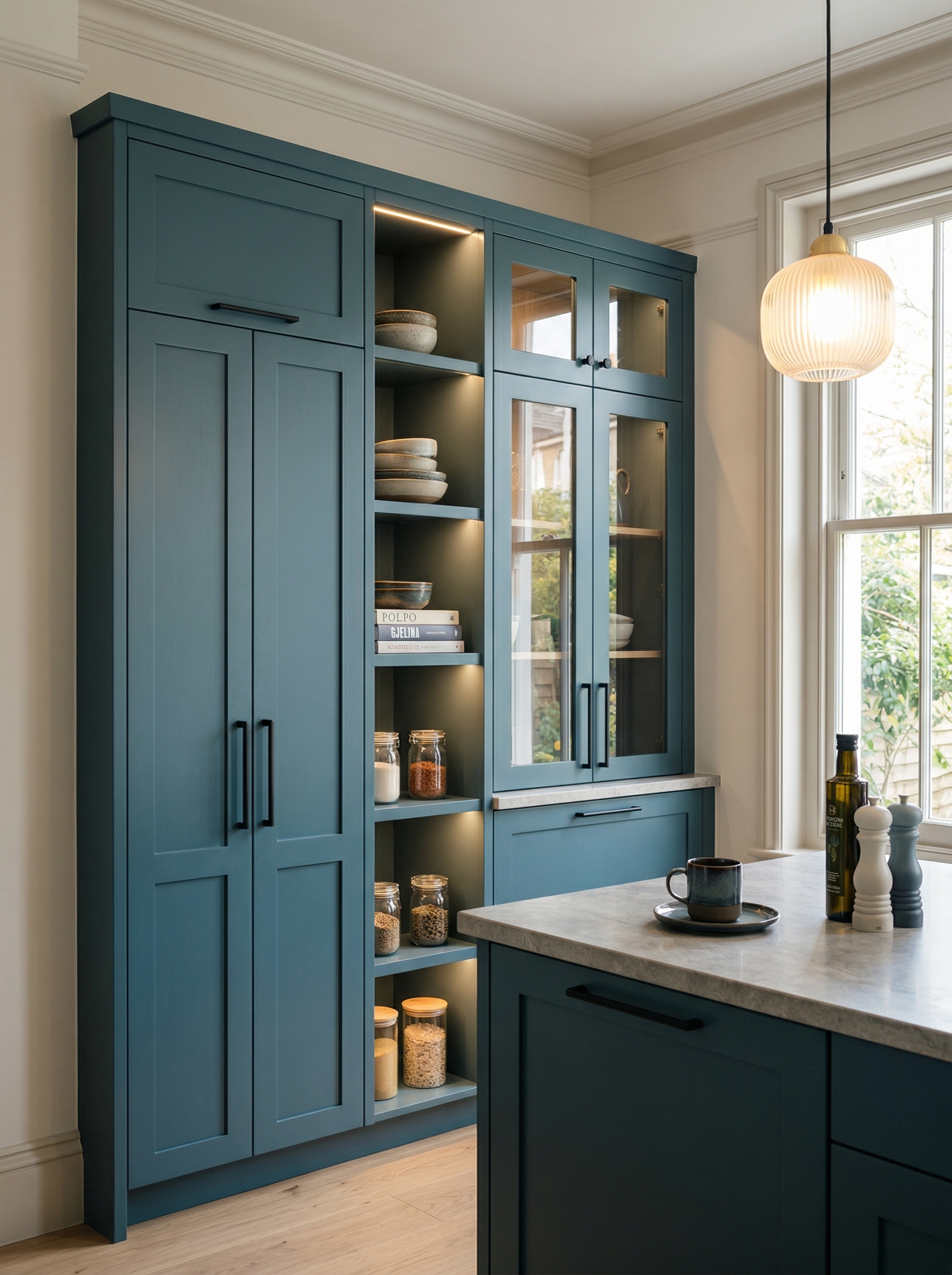 portrait2_600x800 Bespoke kitchen installation, full-height cabinetry and considered storage design