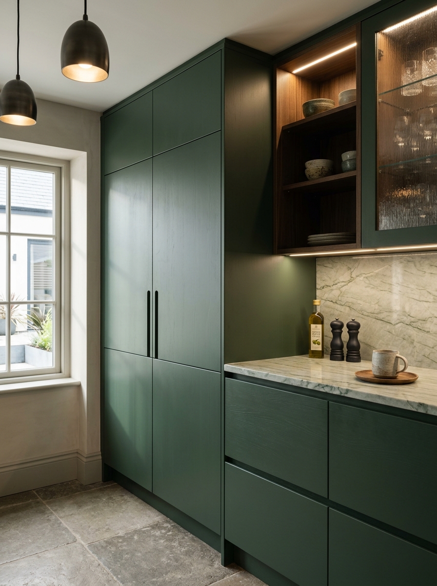 portrait2_600x800 Bespoke kitchen installation, full-height cabinetry and considered storage design