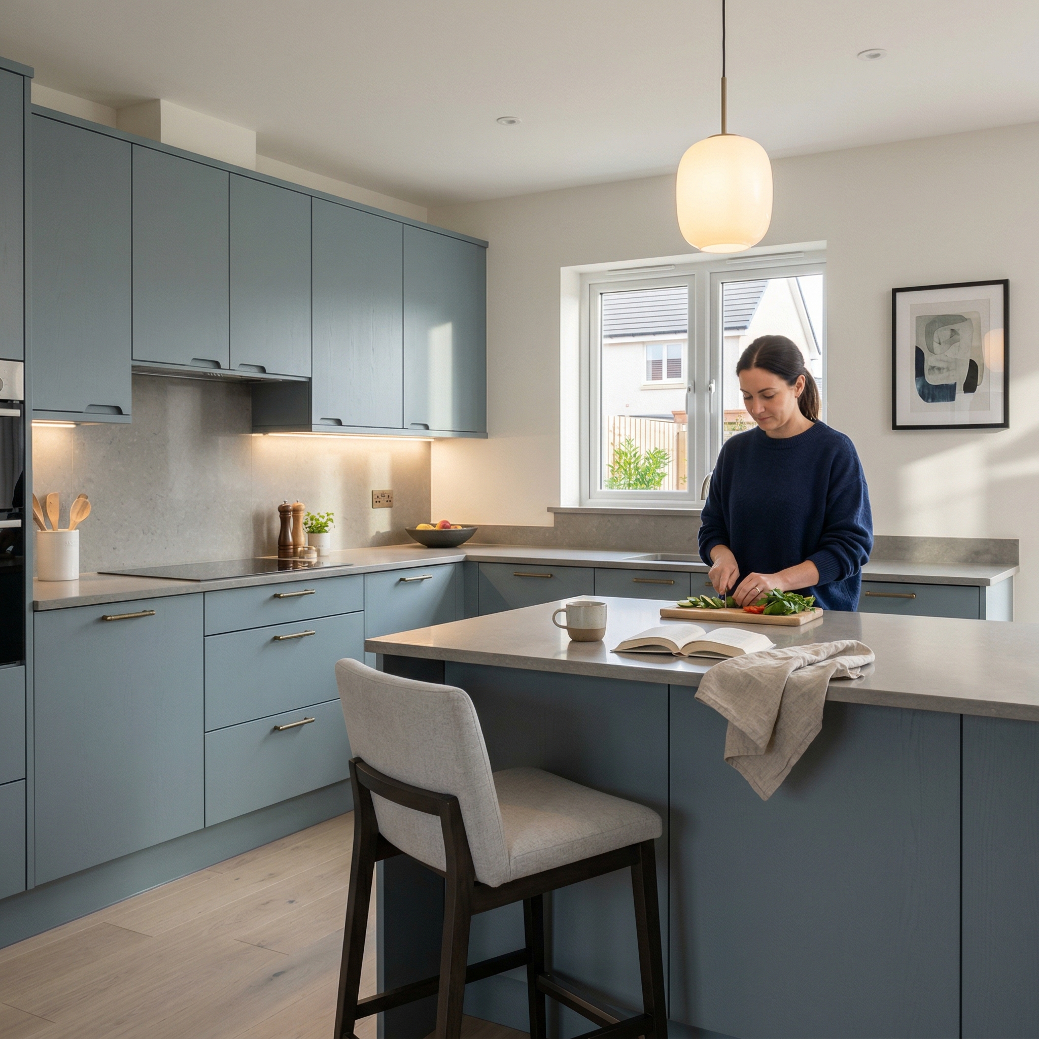 square2_800x800 Bespoke kitchen designed for a Brackla home, quality materials and considered layout